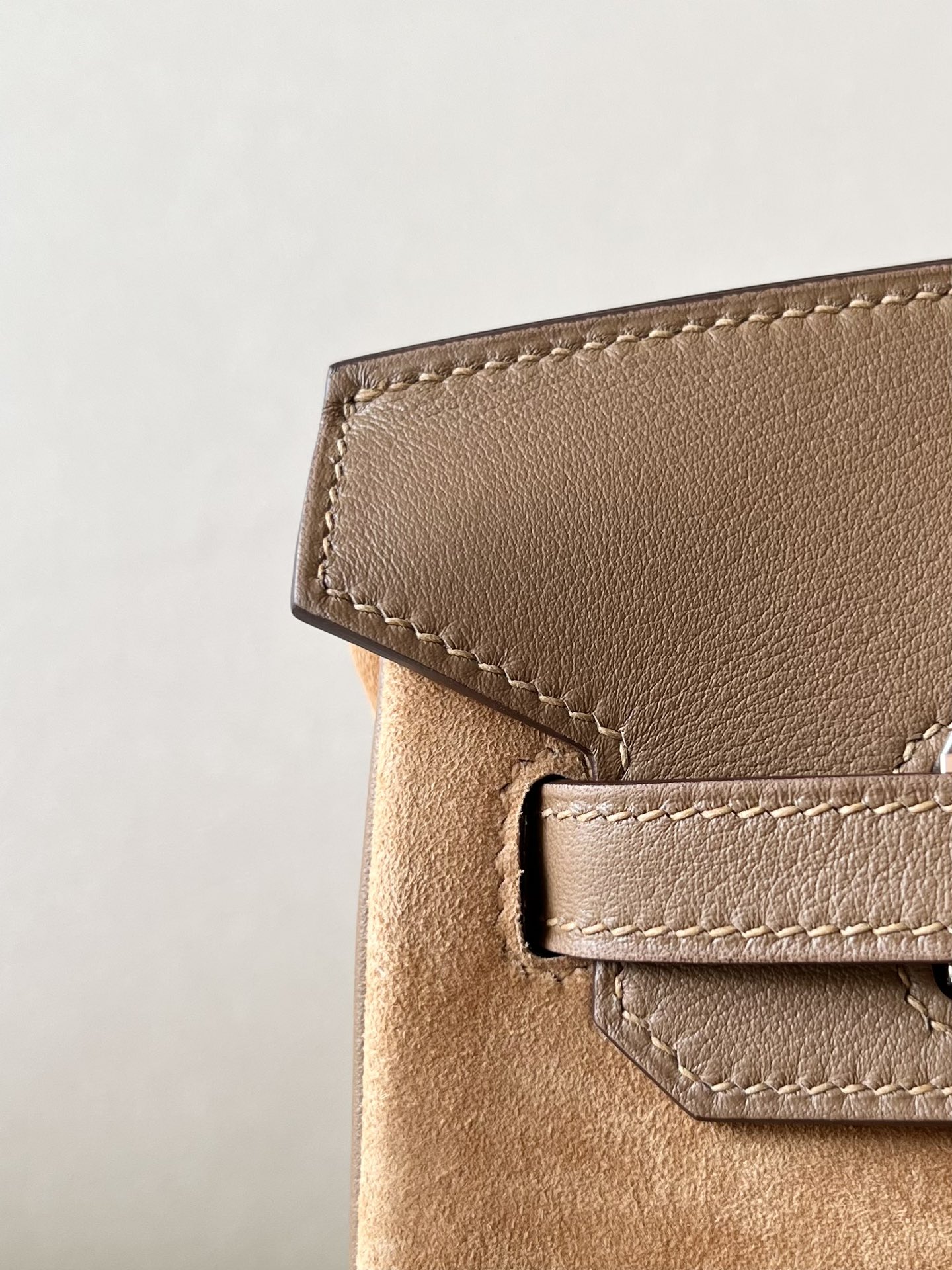 H**me5 Birkin 25 GRIZZLY/SWIFT Brown Bag