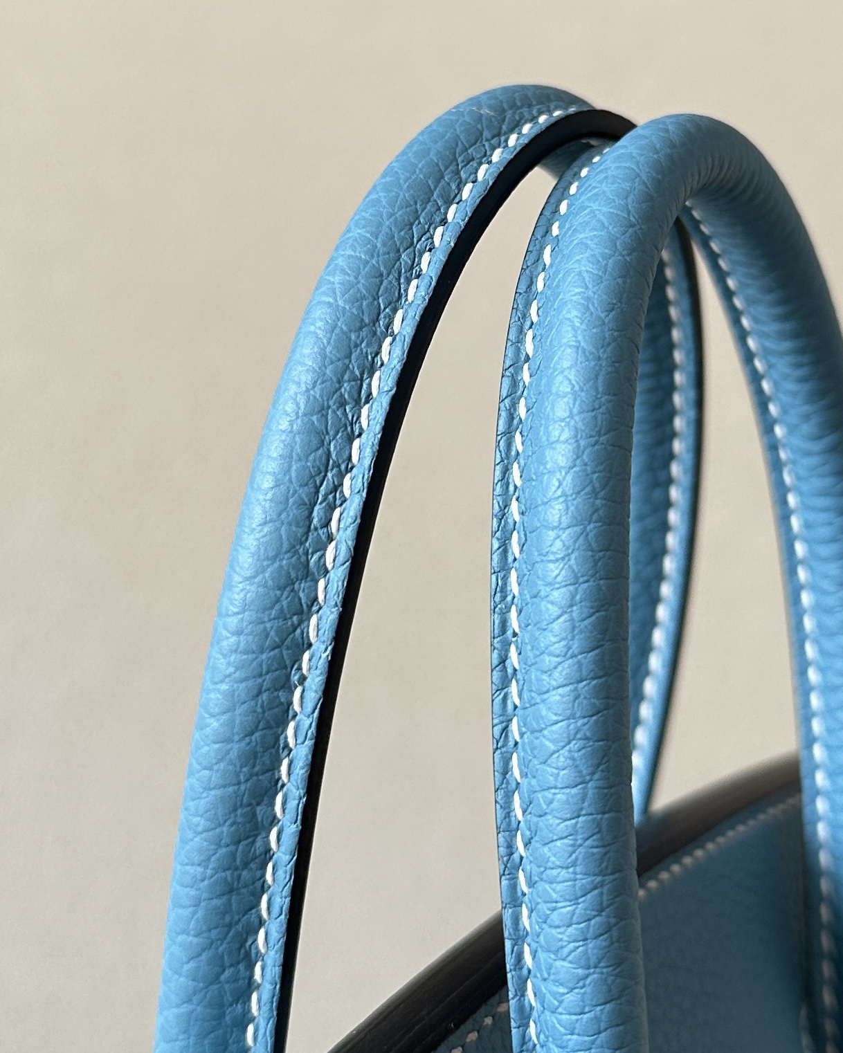 Bagsaaa H**me5 Birkin 25 in Togo Leather with Silver Hardware Blue
