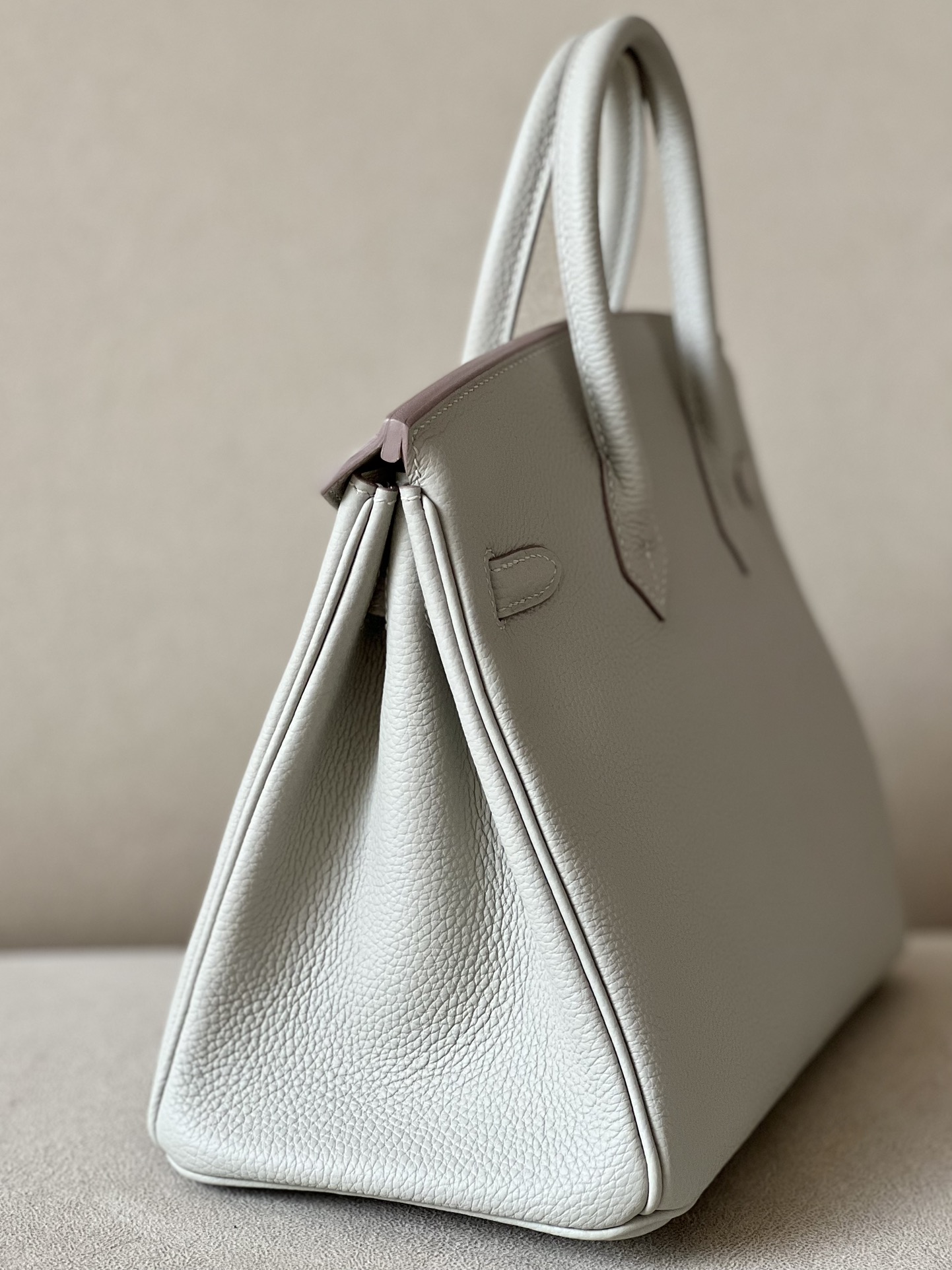 Bagsaaa H**me5 Birkin 25 in Togo Leather with light Grey