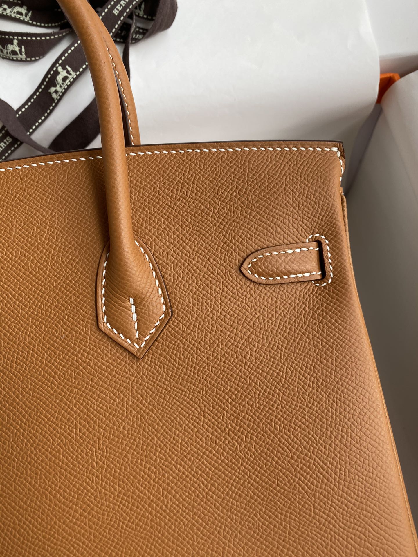 Bagsaaa H**me5 Birkin 25 Epsom Leather Brown
