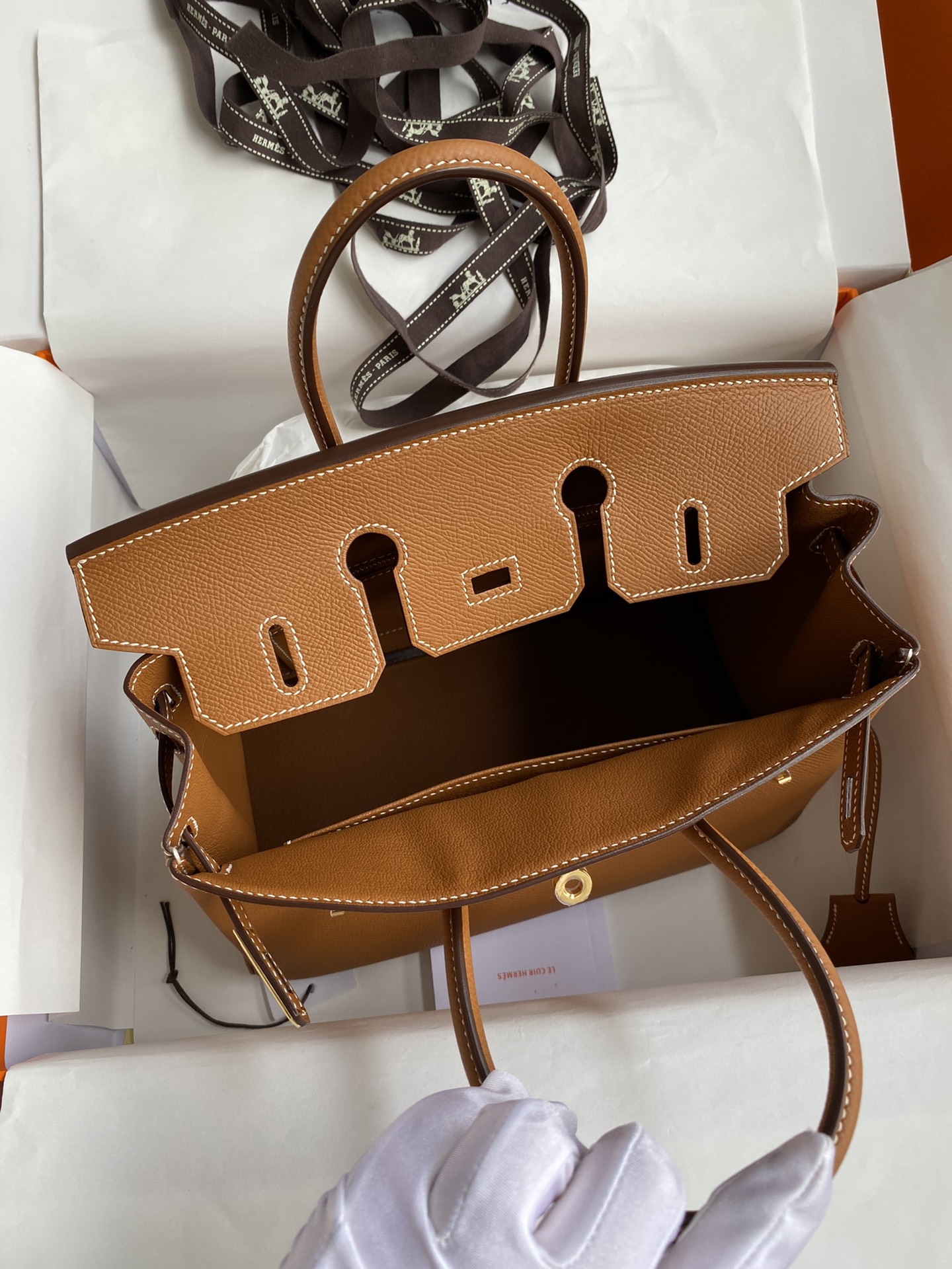 Bagsaaa H**me5 Birkin 25 Epsom Leather Brown