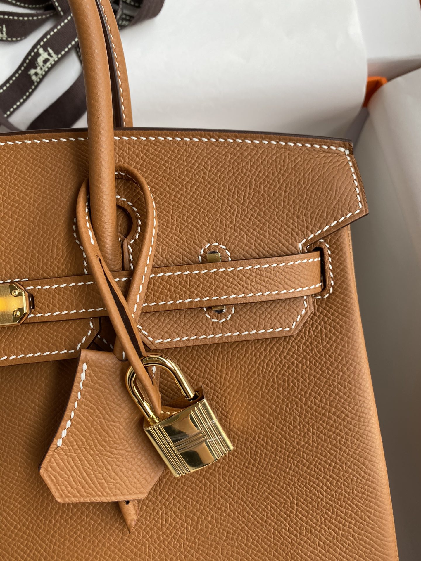 Bagsaaa H**me5 Birkin 25 Epsom Leather Brown