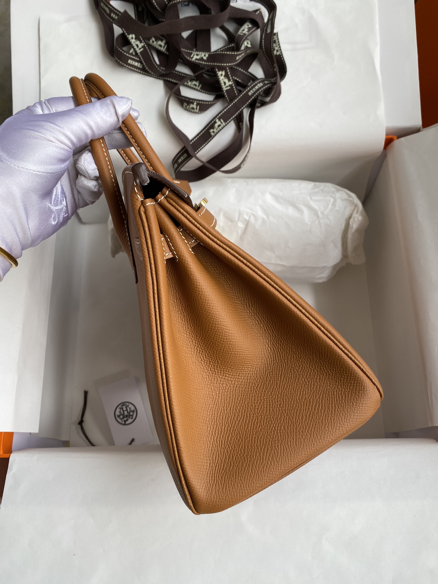 Bagsaaa H**me5 Birkin 25 Epsom Leather Brown