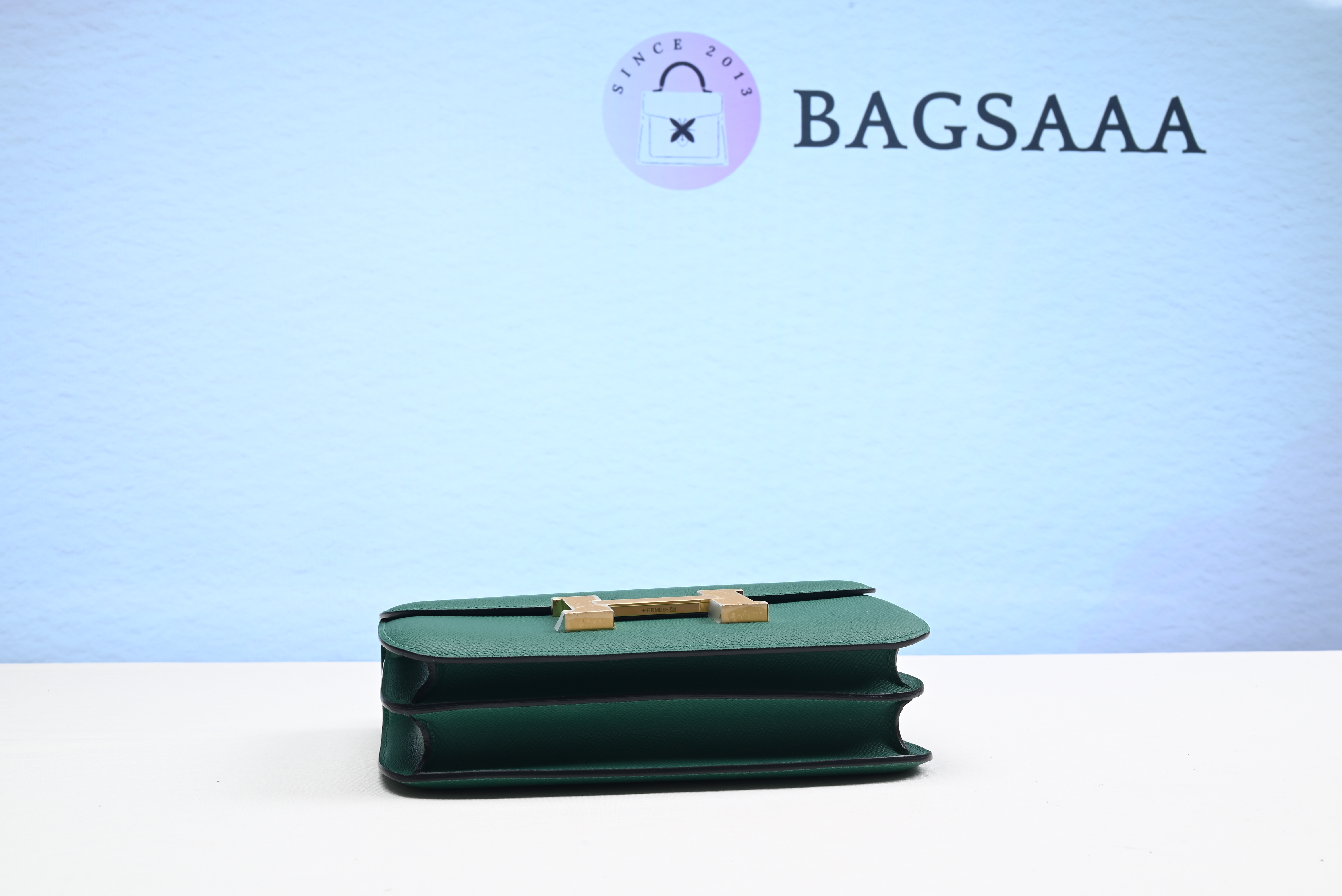 H**me5 Constance Bag Gold Green 19CM