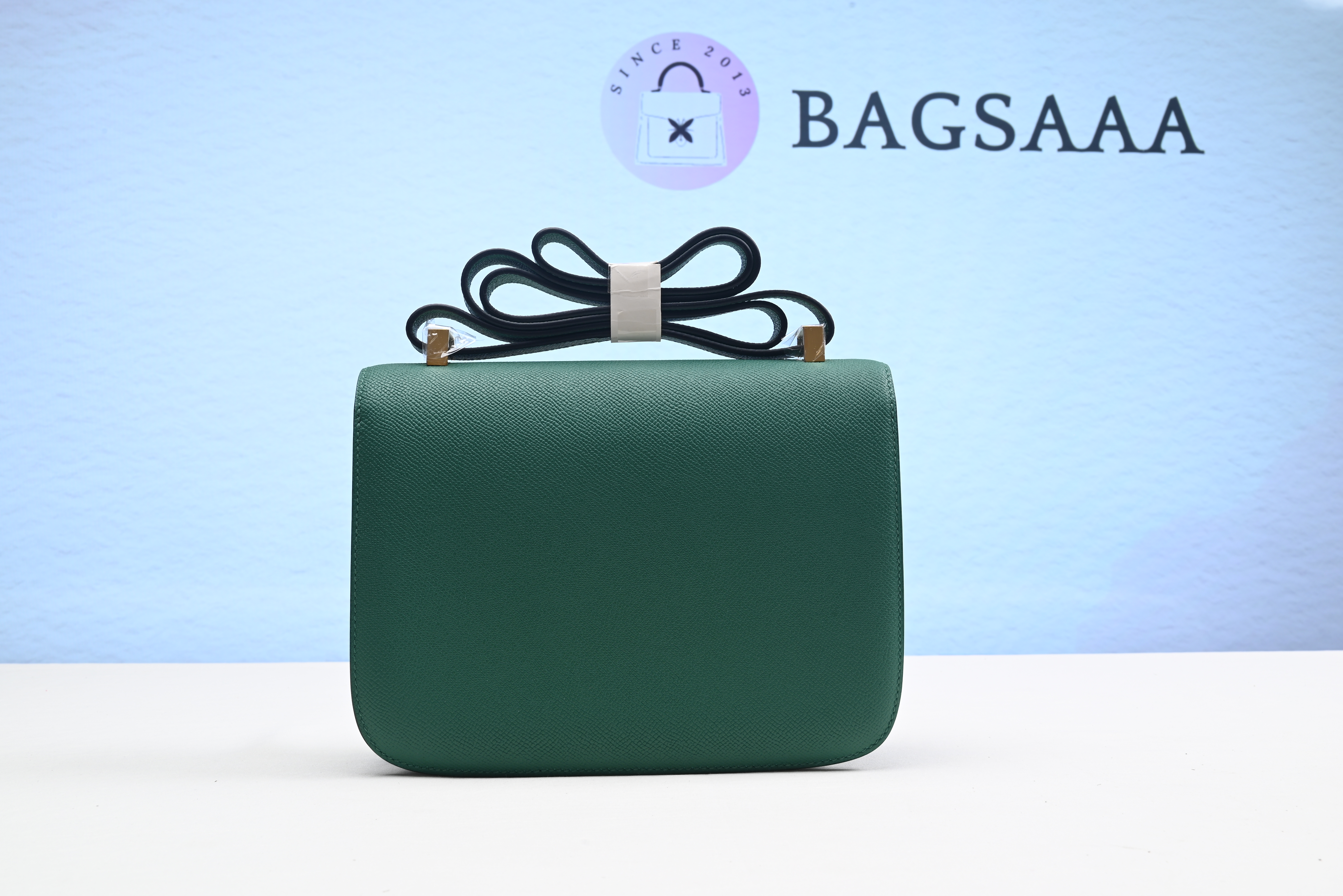 H**me5 Constance Bag Gold Green 19CM