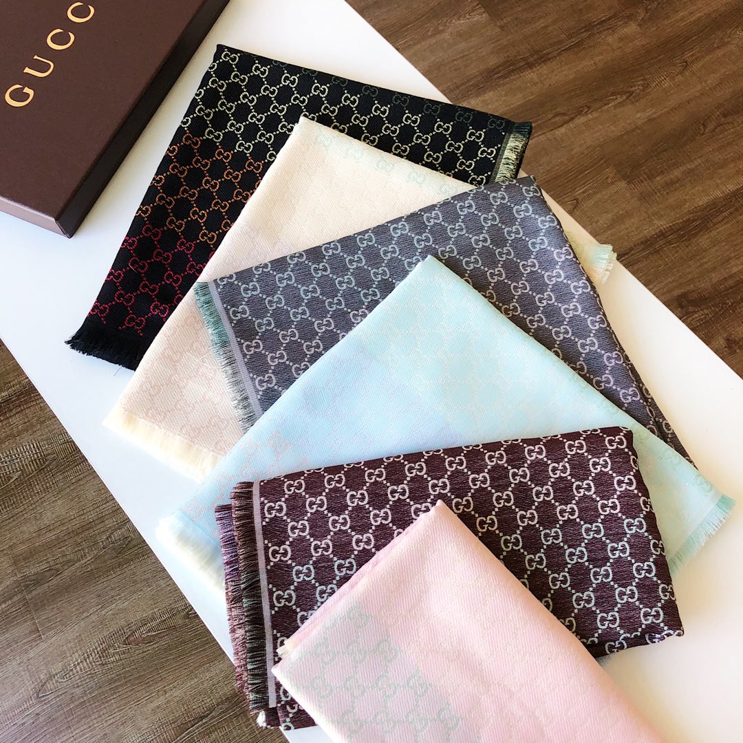 Bagsaaa Gvc*1 GG Scarf 6 colors 140*140cm