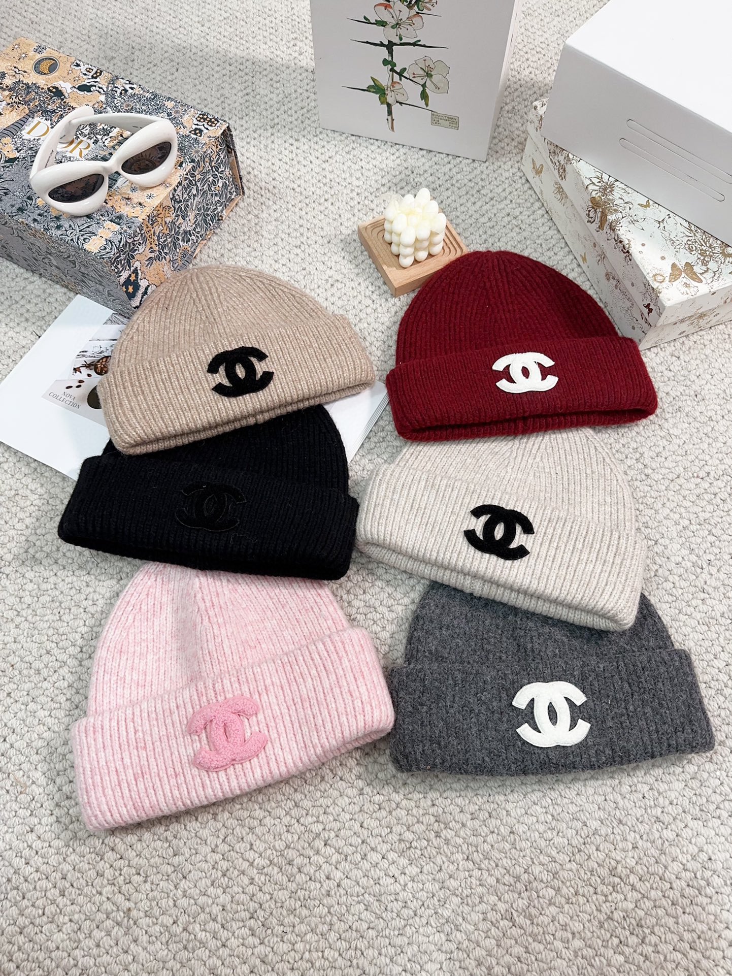Bagsaaa Ch**el Beanie wool hat
