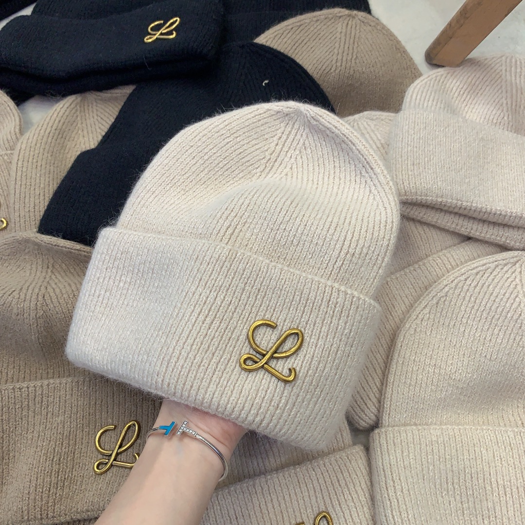 Bagsaaa L0ew* Beanie wool hat