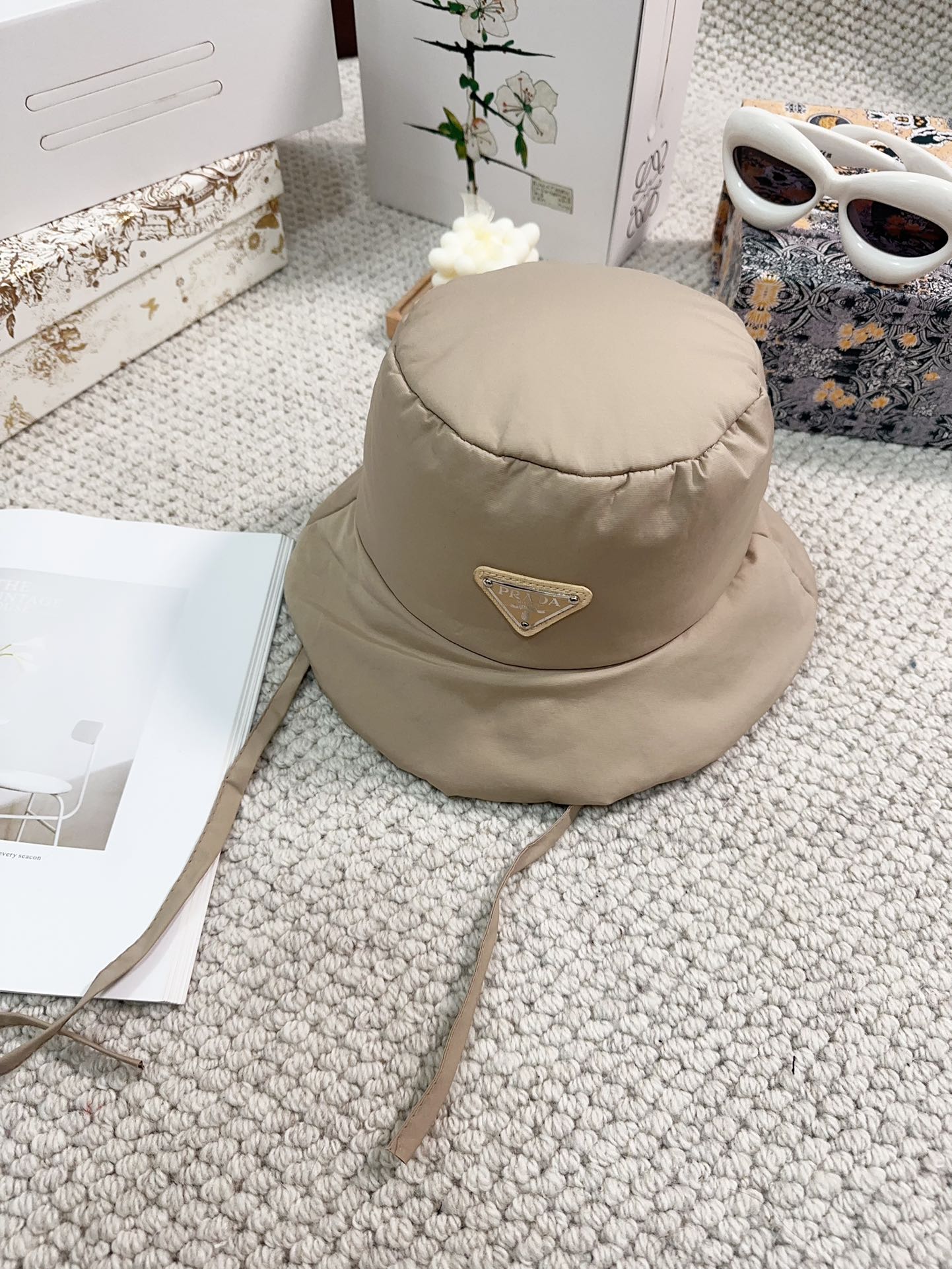 Bagsaaa Pra*a Re-Nylon Bucket Hat