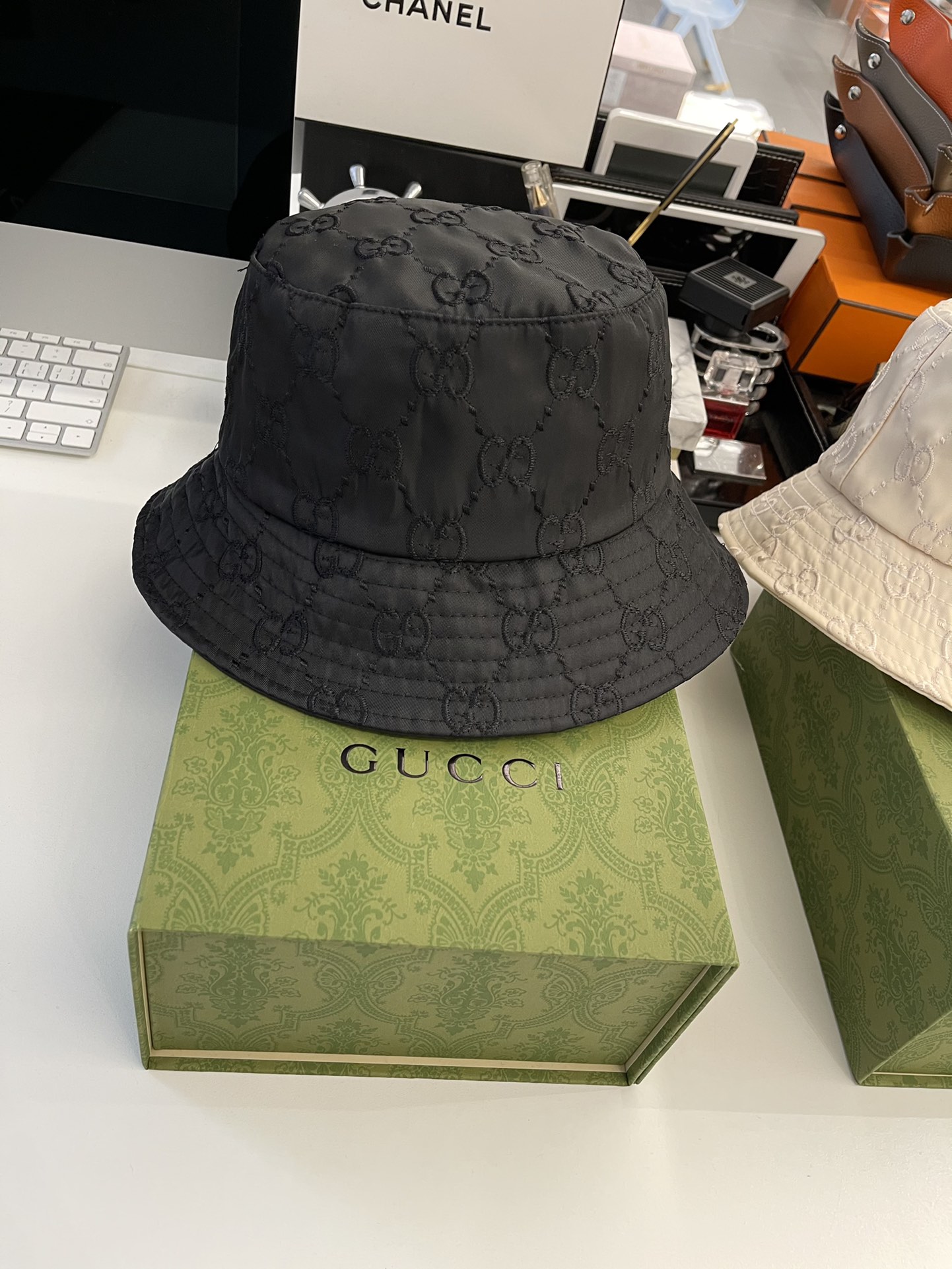 Bagsaaa GG canvas bucket hat