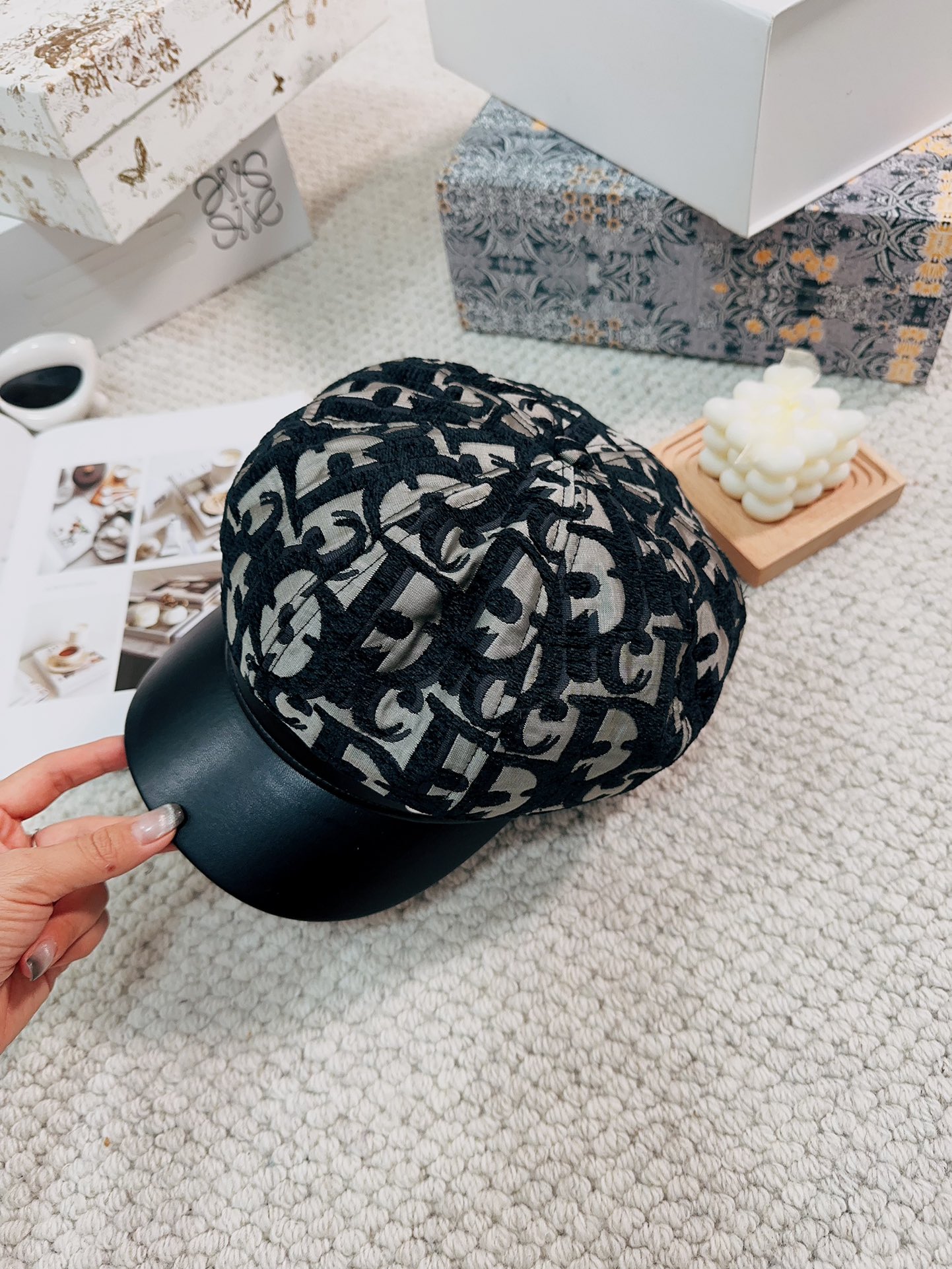 Bagsaaa D10r Black CD Logo Cap 