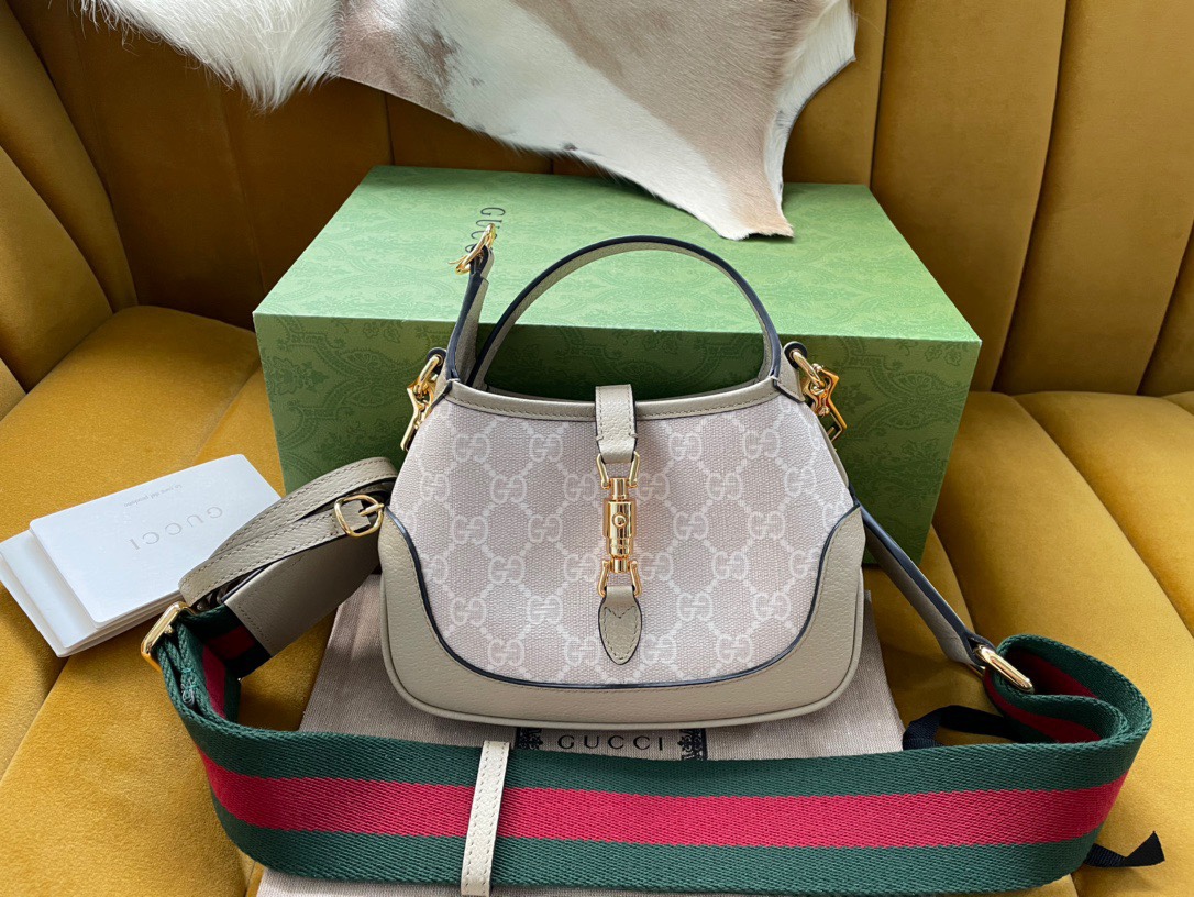 Bagsaaa Gvc*1 Jackie 1961 Beige - 19x13x3cm