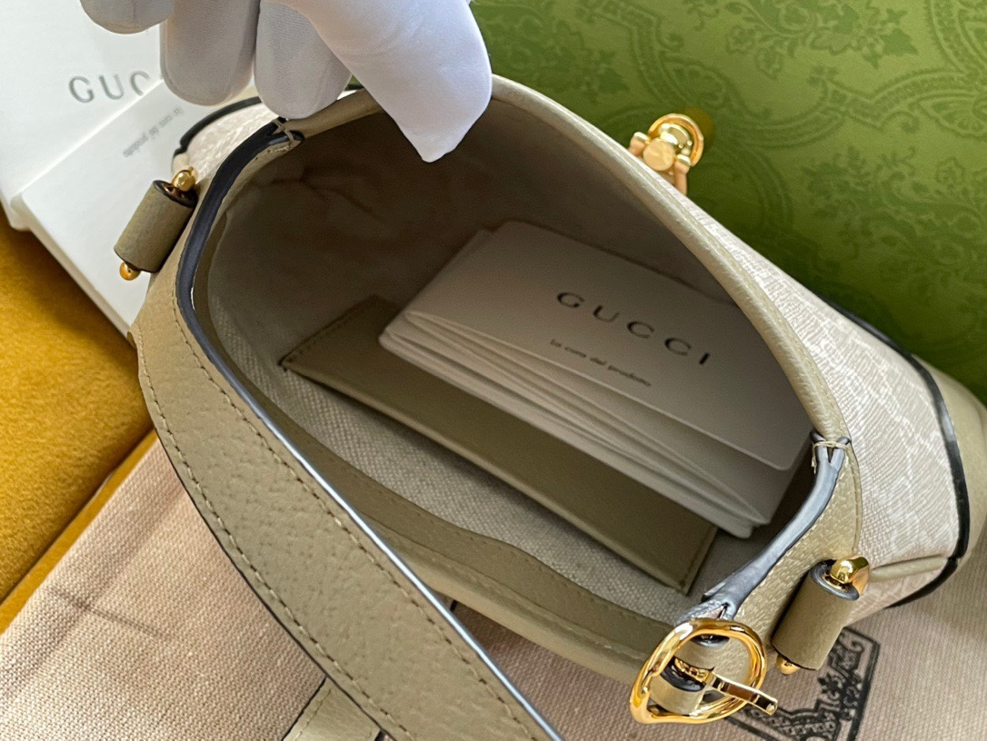 Bagsaaa Gvc*1 Jackie 1961 Beige - 19x13x3cm