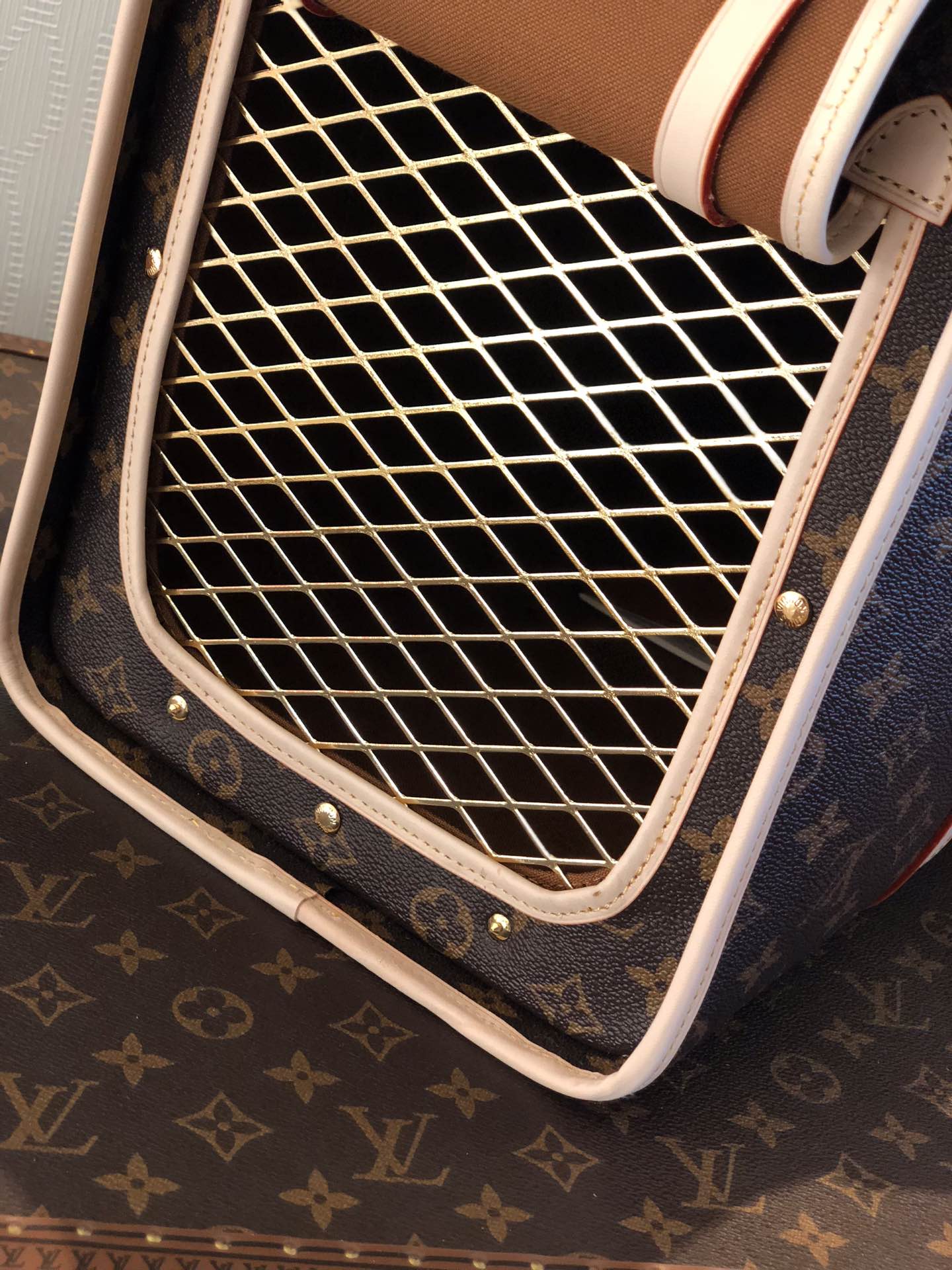 Bagsaaa L0vis Vvtt0n Monogram Dog Bag - 50x23×34cm