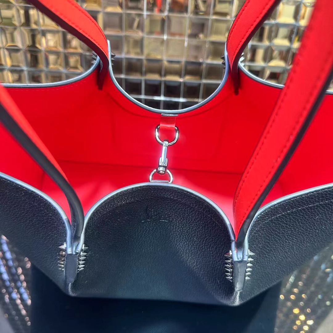 Bagsaaa Chr1st1an Louboutin Cabata Tote bag - Calf leather - Black