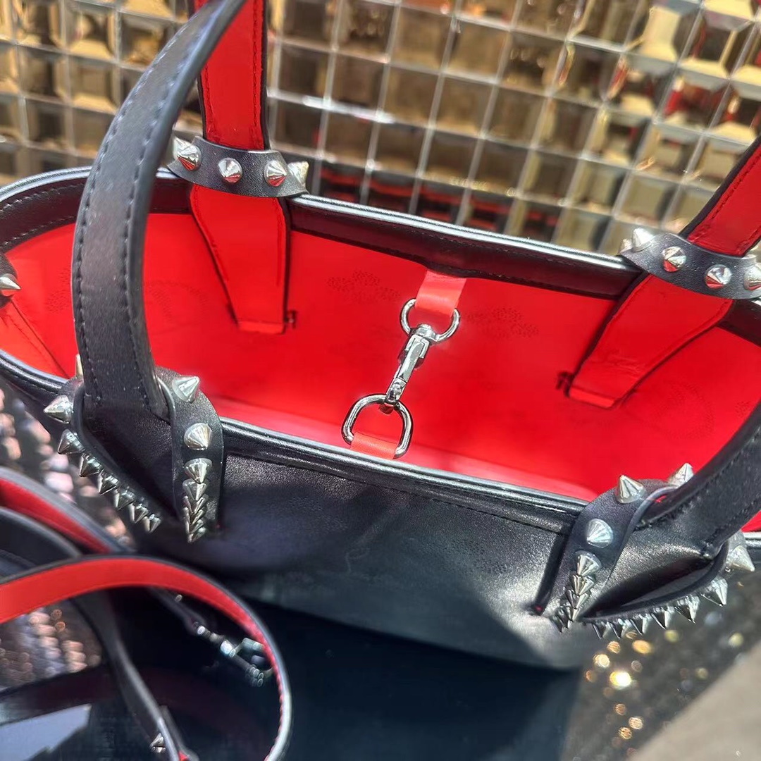 Bagsaaa Chr1st1an Louboutin Small Cabata Black - 24x17x8cm