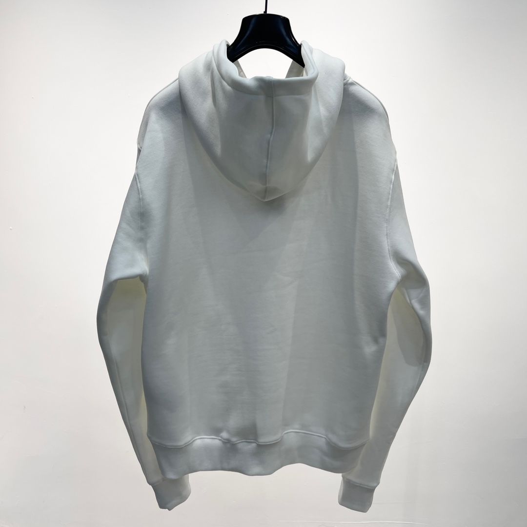 Bagsaaa D10r CD Hoodie White
