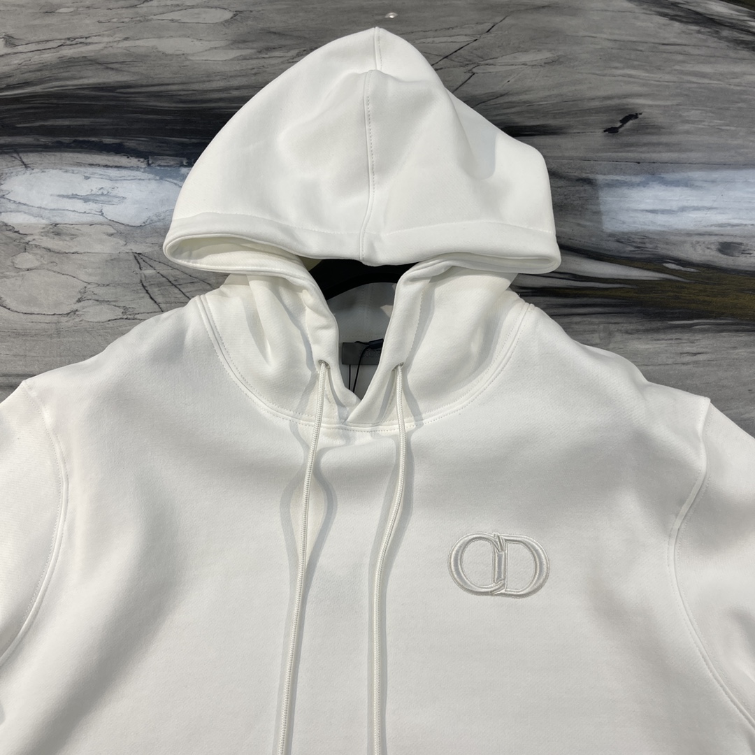 Bagsaaa D10r CD Hoodie White