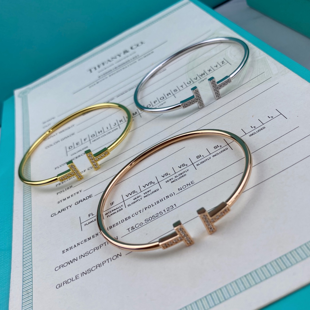 Bagsaaa T*f*ny & Co D1am0nds T*f*ny T Wire Bracelet