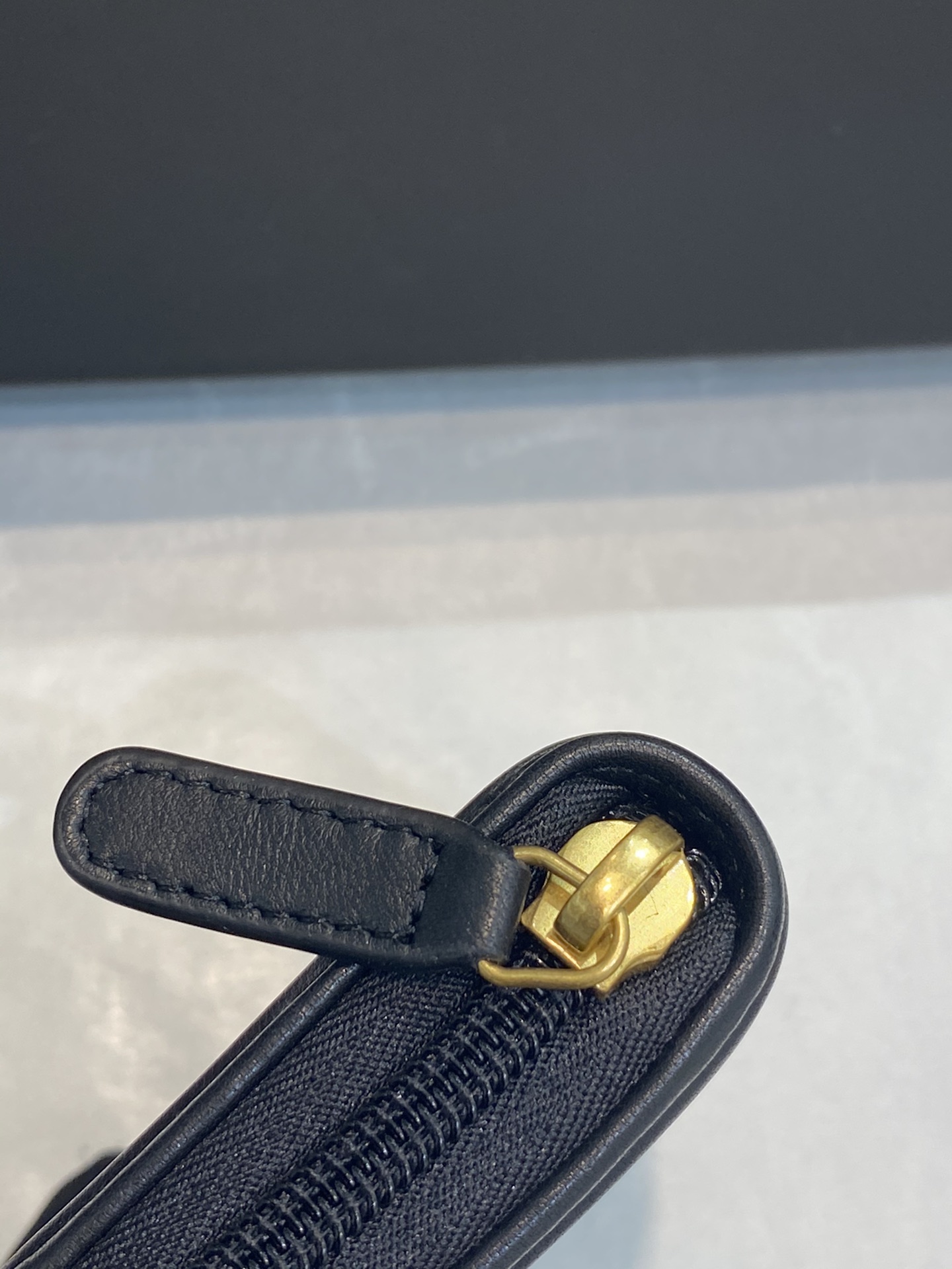 Bagsaaa Ch**el Leboy Coin Purse Lambskin Gold Silver Hardware