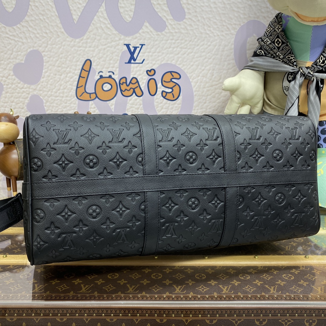 Bagsaaa L0vis Vvtt0n Keepall Black Monogram 50*29*22 cm