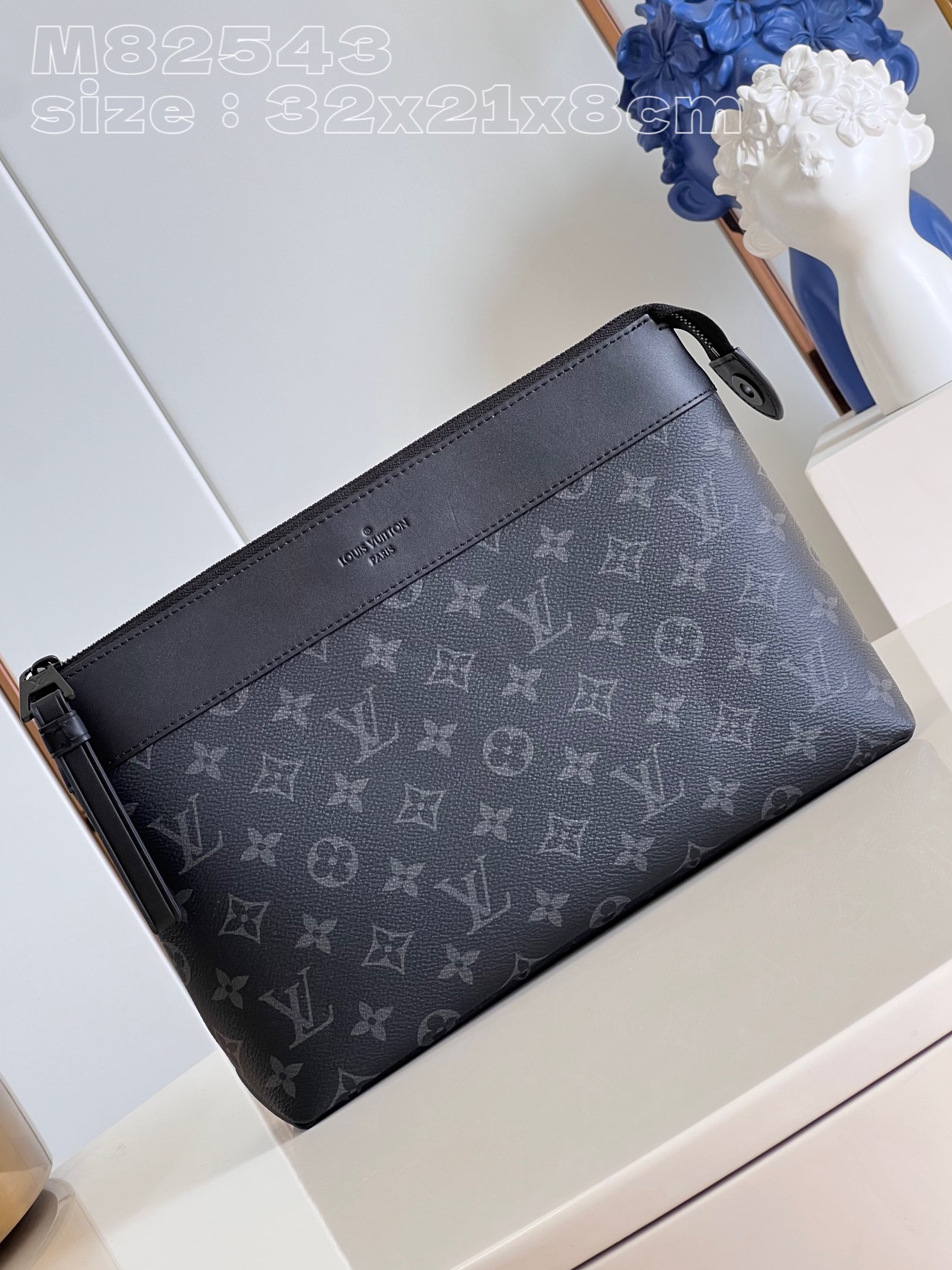 Bagsaaa L0vis Vvtt0n Pochette Voyage Souple Black Monogram - M82543 - 32 x 21 x 8cm