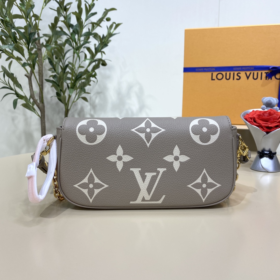 Bagsaaa L0vis Vvtt0n wallet on chain ivy bicolor monogram empreinte leather