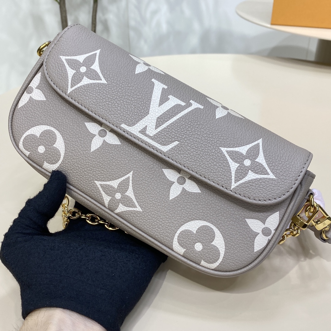 Bagsaaa L0vis Vvtt0n wallet on chain ivy bicolor monogram empreinte leather