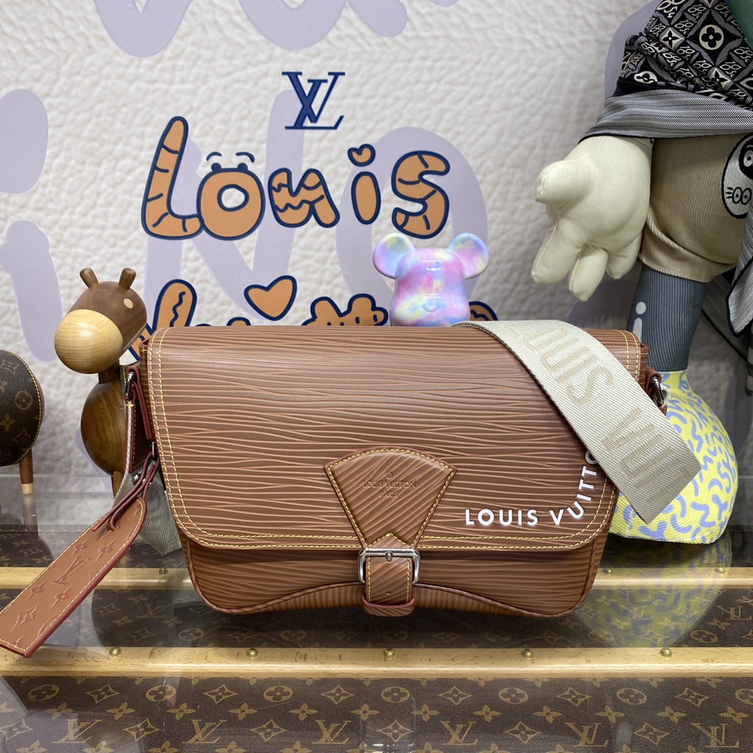 Bagsaaa L0vis Vvtt0n Montsouris Messenger Brown - 34 x 19 x 11 cm