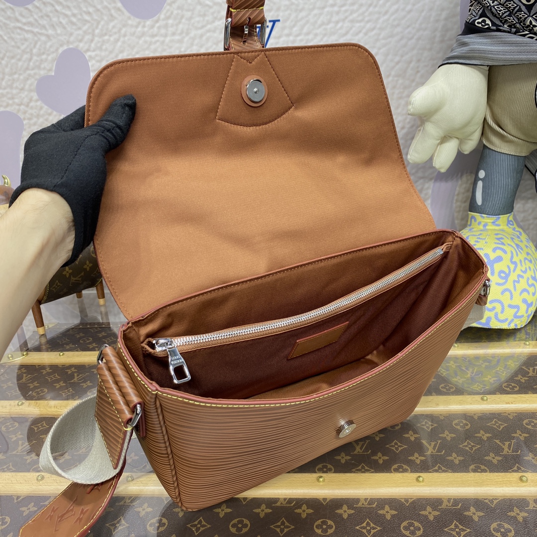Bagsaaa L0vis Vvtt0n Montsouris Messenger Brown - 34 x 19 x 11 cm