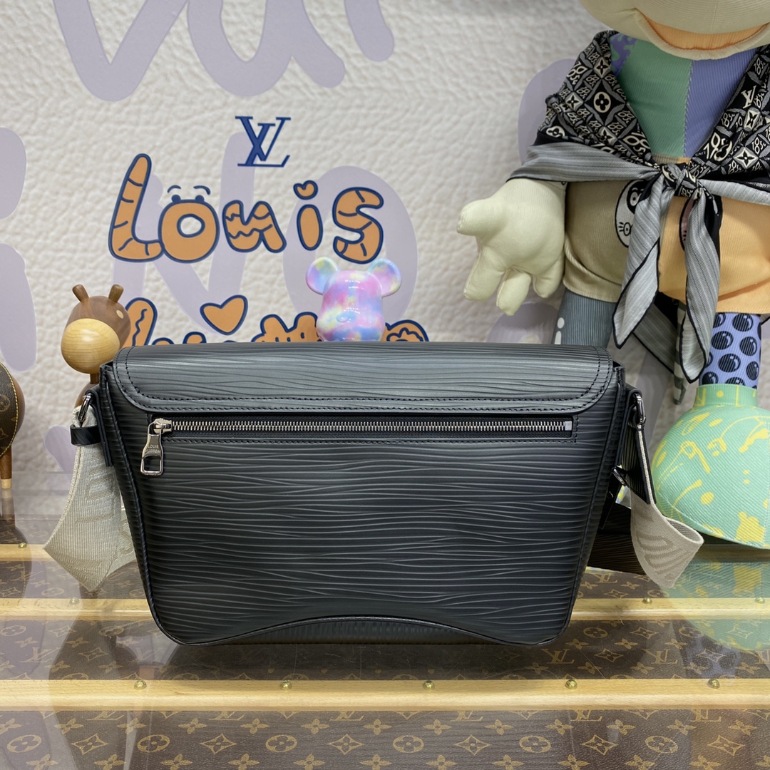 Bagsaaa L0vis Vvtt0n Montsouris Messenger Black - 34 x 19 x 11 cm