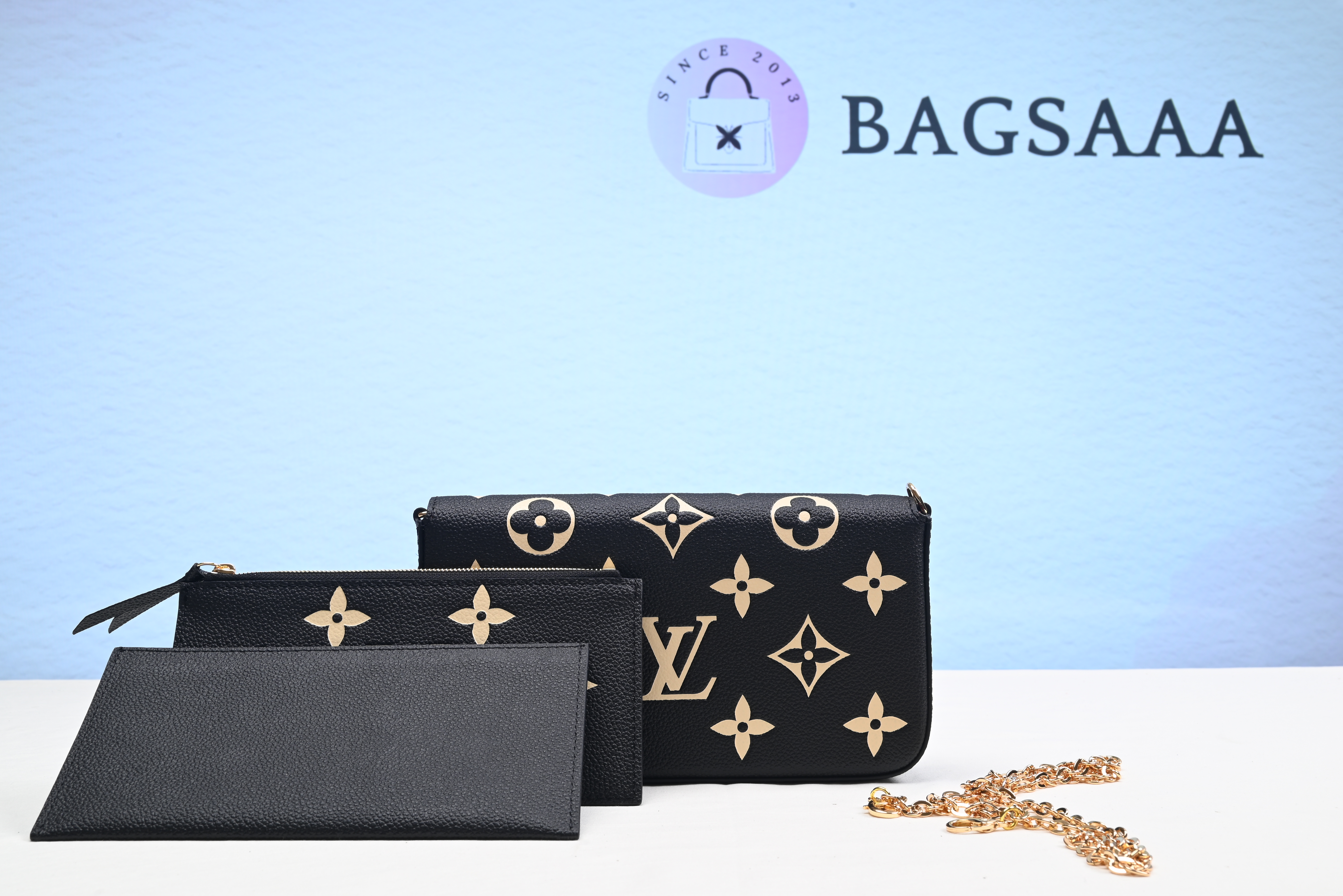 LV Félicie Pochette Monogram Empreinte Leather