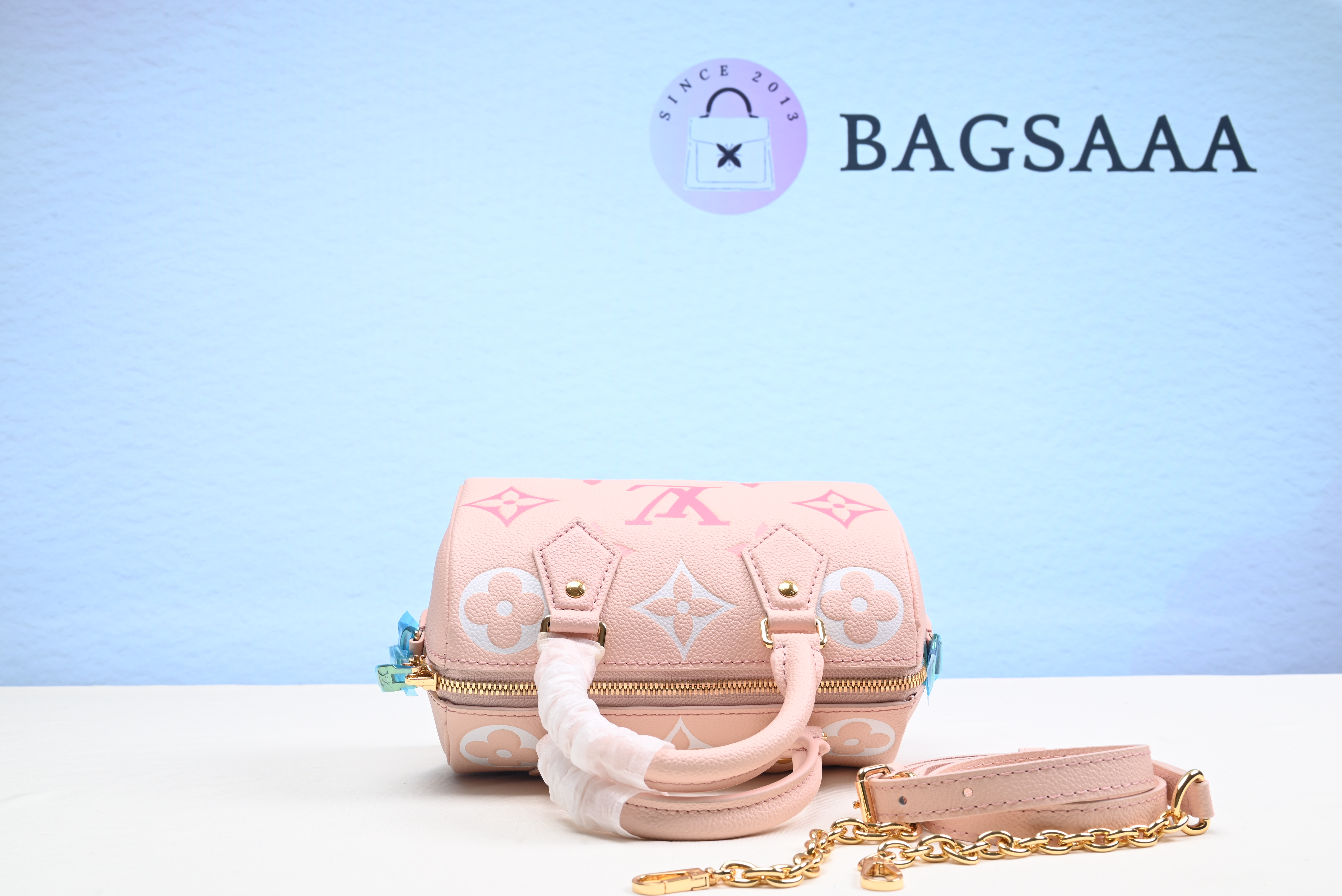 Bagsaaa Speedy Bandoulière 20 Rose - 20.5 x 13.5 x 12 cm