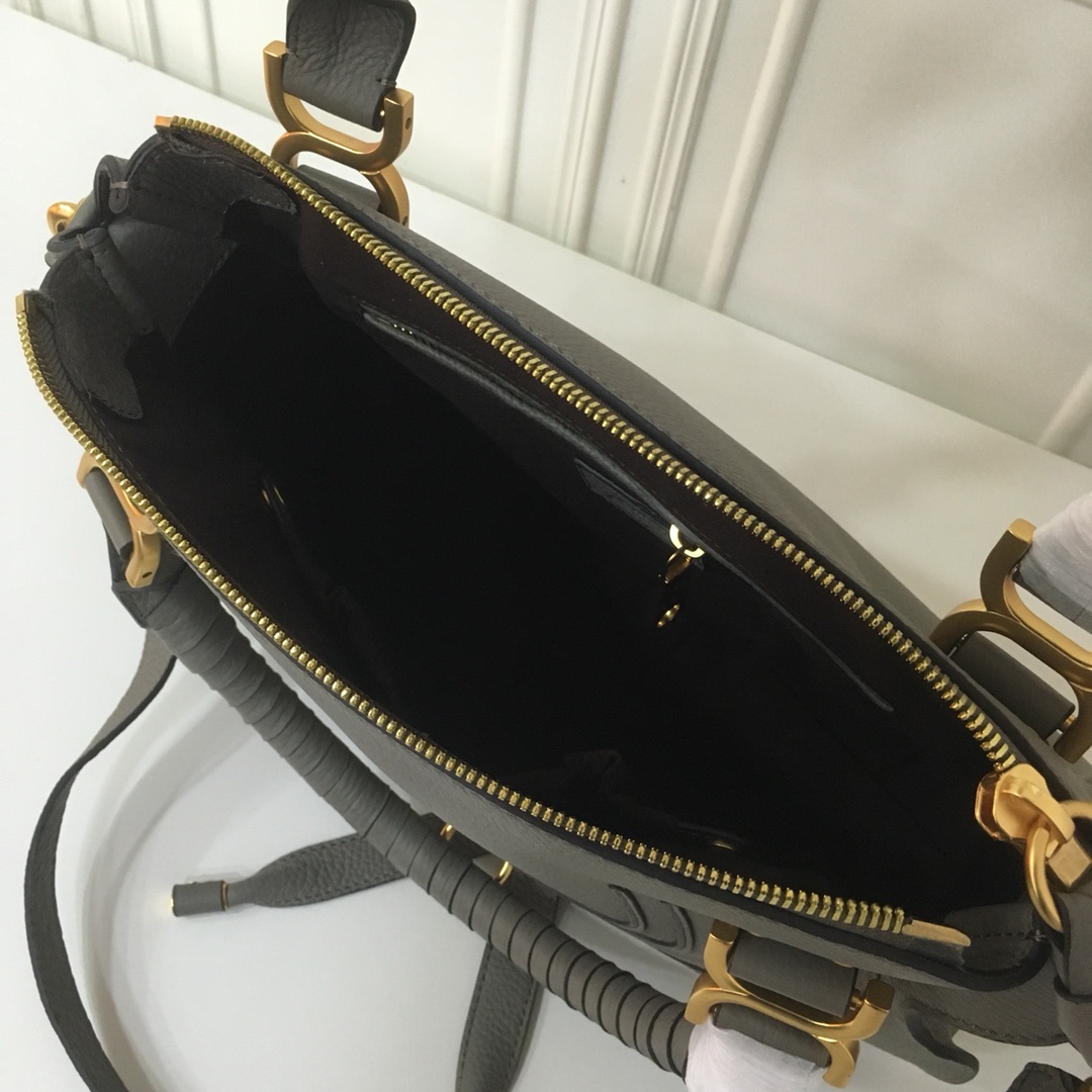 Bagsaaa Chloe Marcie Dark Grey Bag - 36*12*28cm