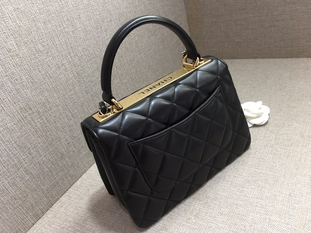 Bagsaaa Ch**el Trendy CC Gold Hardware 25cm