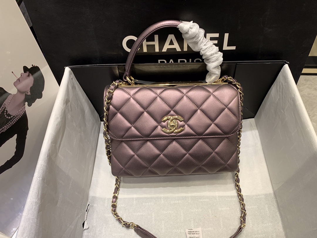 Bagsaaa Ch**el Trendy CC Purple