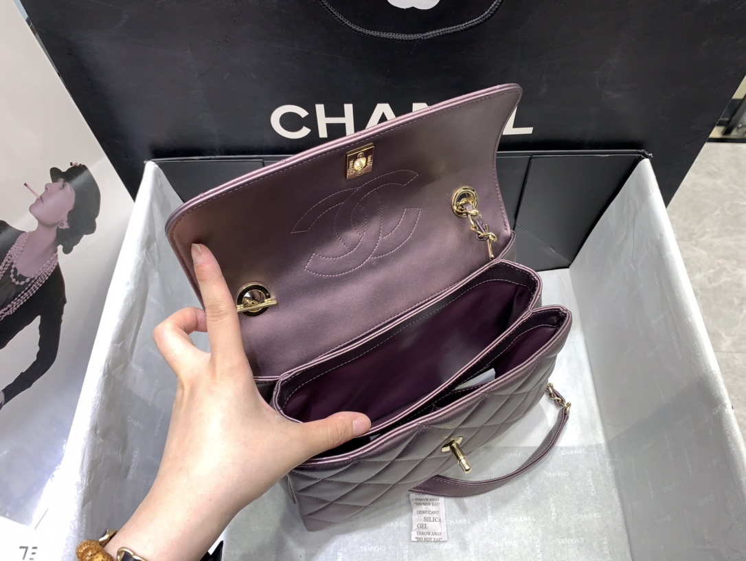 Bagsaaa Ch**el Trendy CC Purple