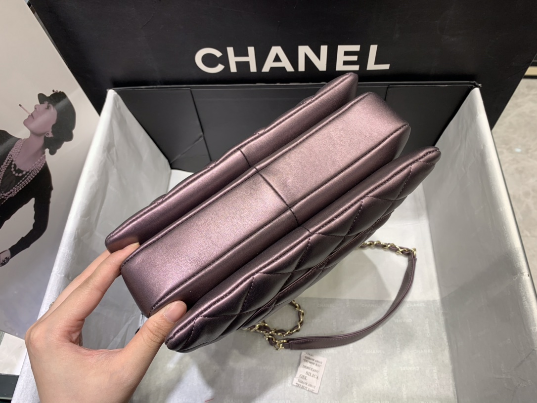Bagsaaa Ch**el Trendy CC Purple