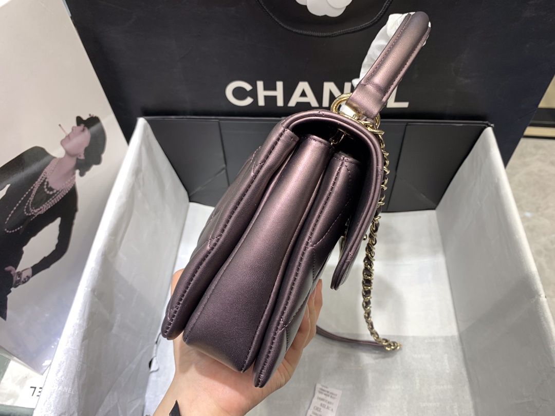 Bagsaaa Ch**el Trendy CC Purple