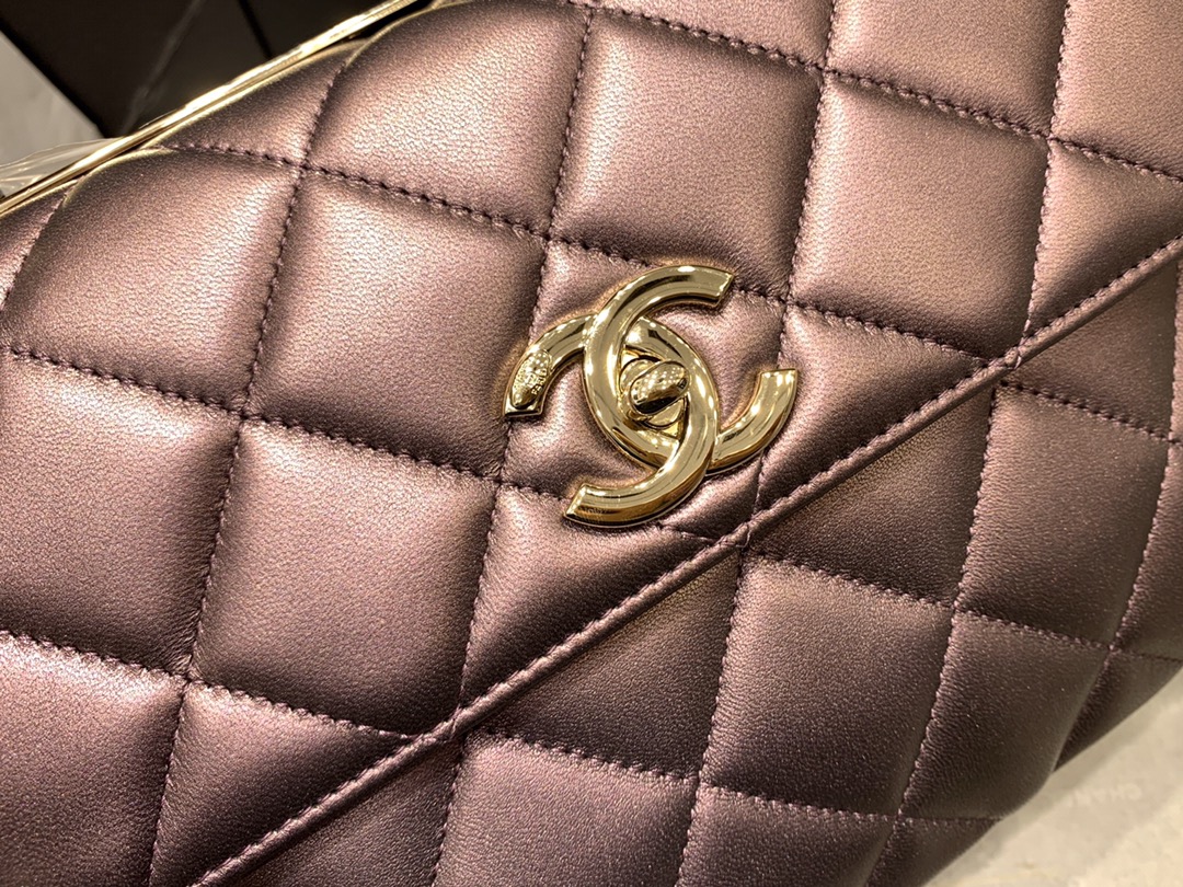 Bagsaaa Ch**el Trendy CC Purple
