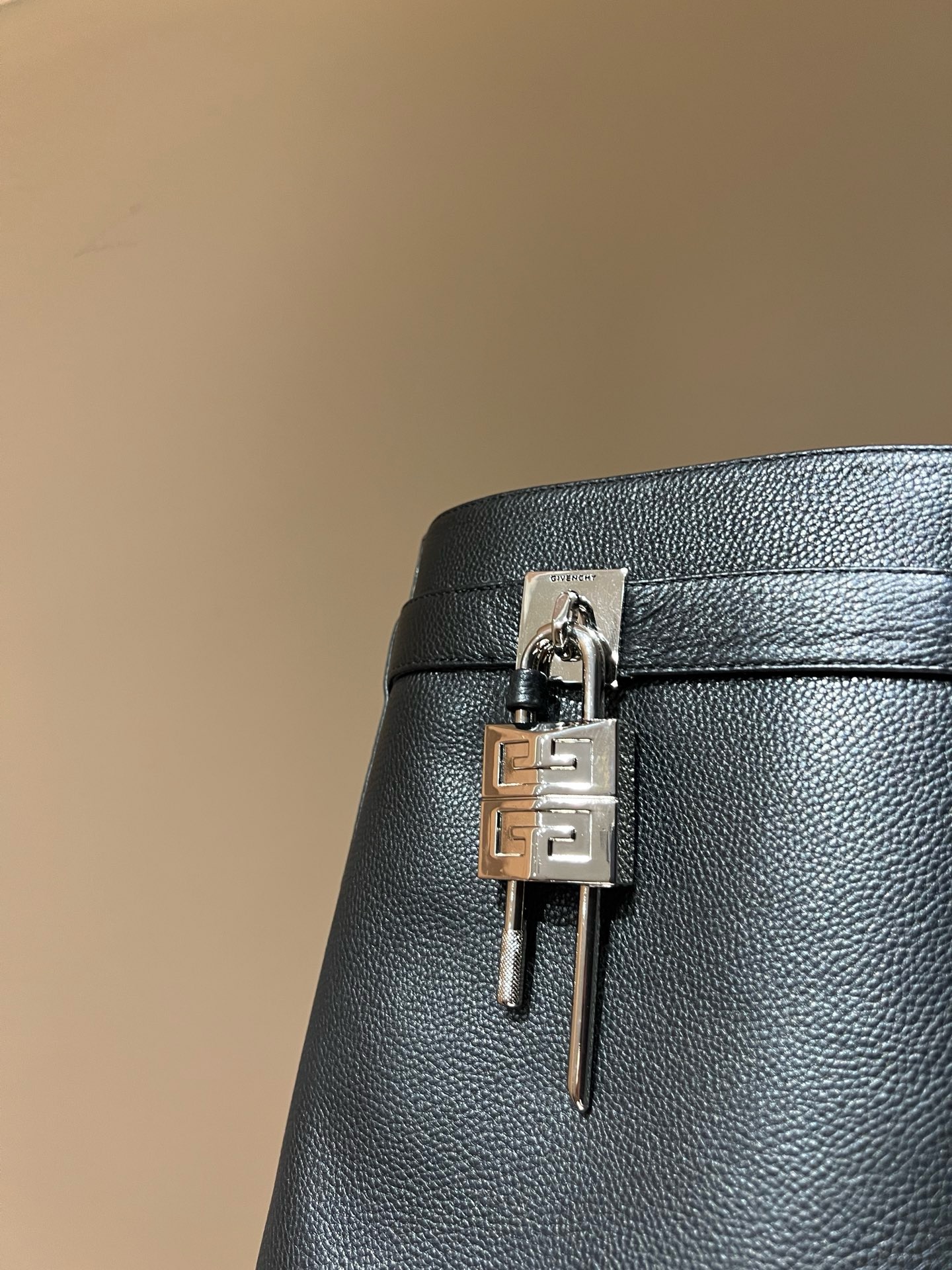Bagsaaa Givenchy Black Grainedp Leather Long Boots