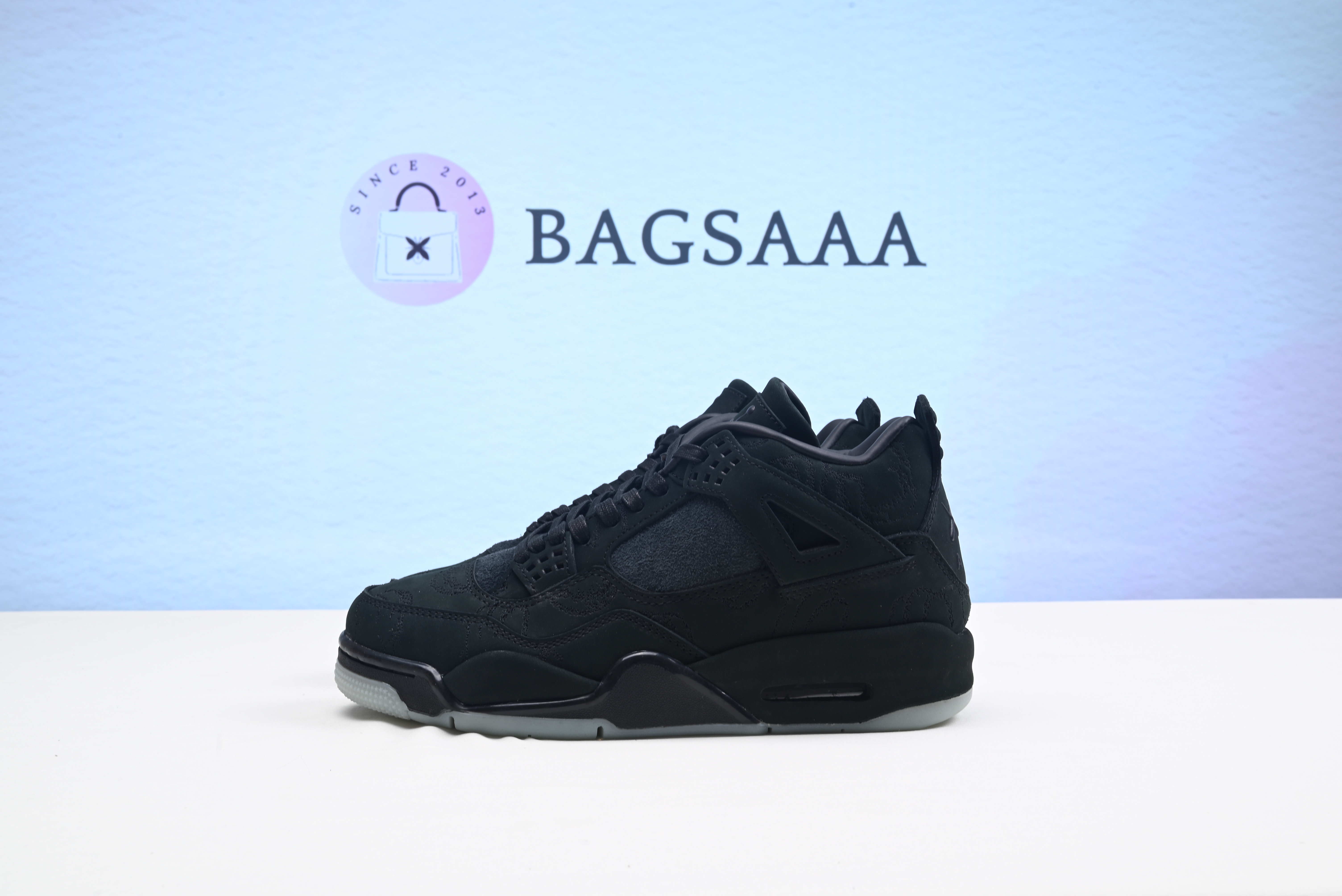 Nikoe Air Jordan 4 Retro Kaws Black