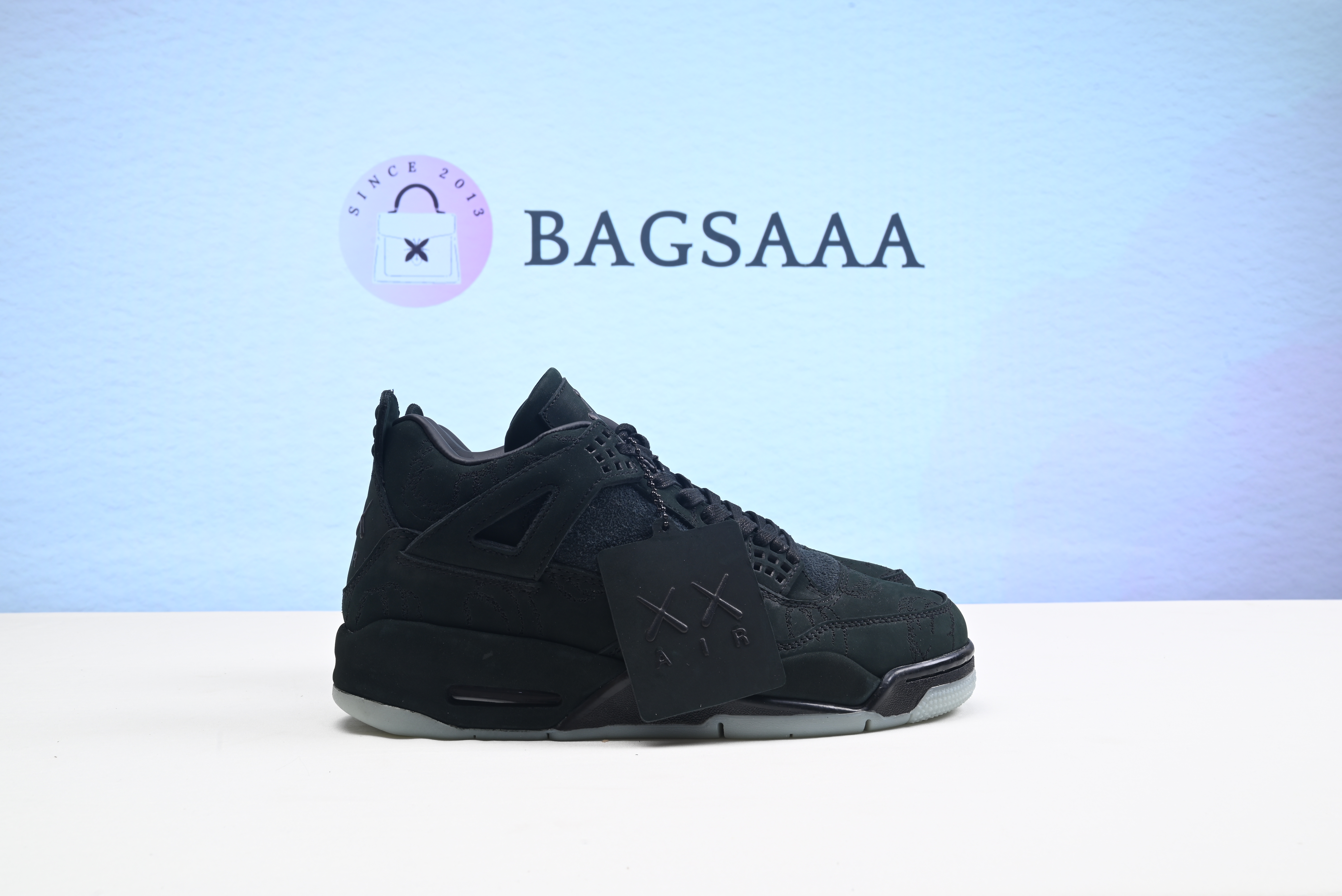 Nikoe Air Jordan 4 Retro Kaws Black