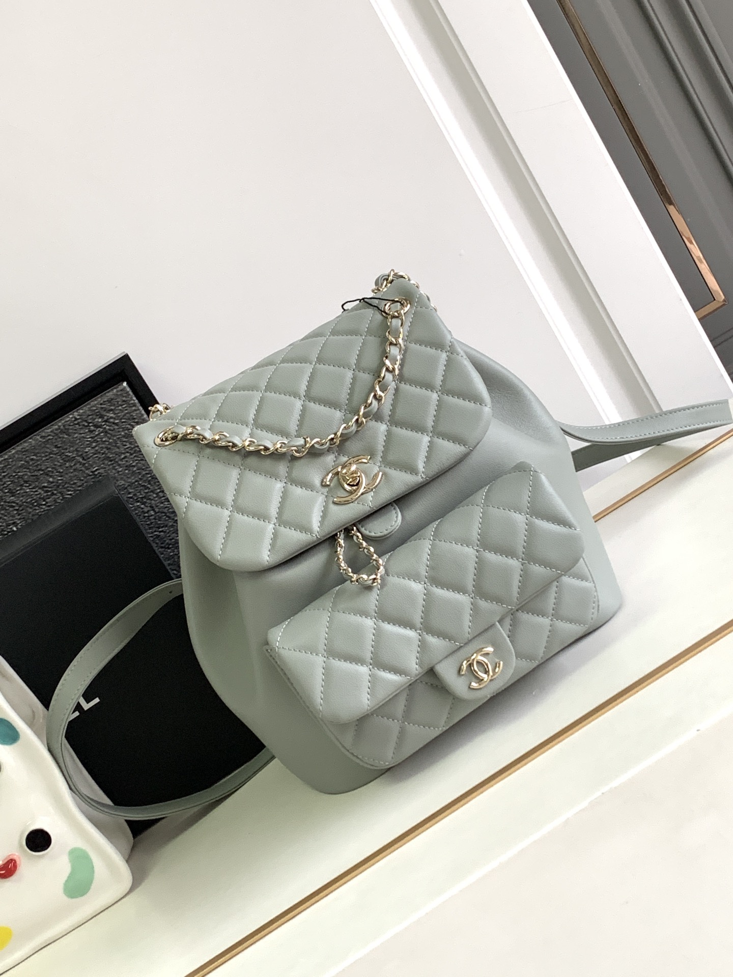 Bagsaaa Ch**el Duma Backpack Grey