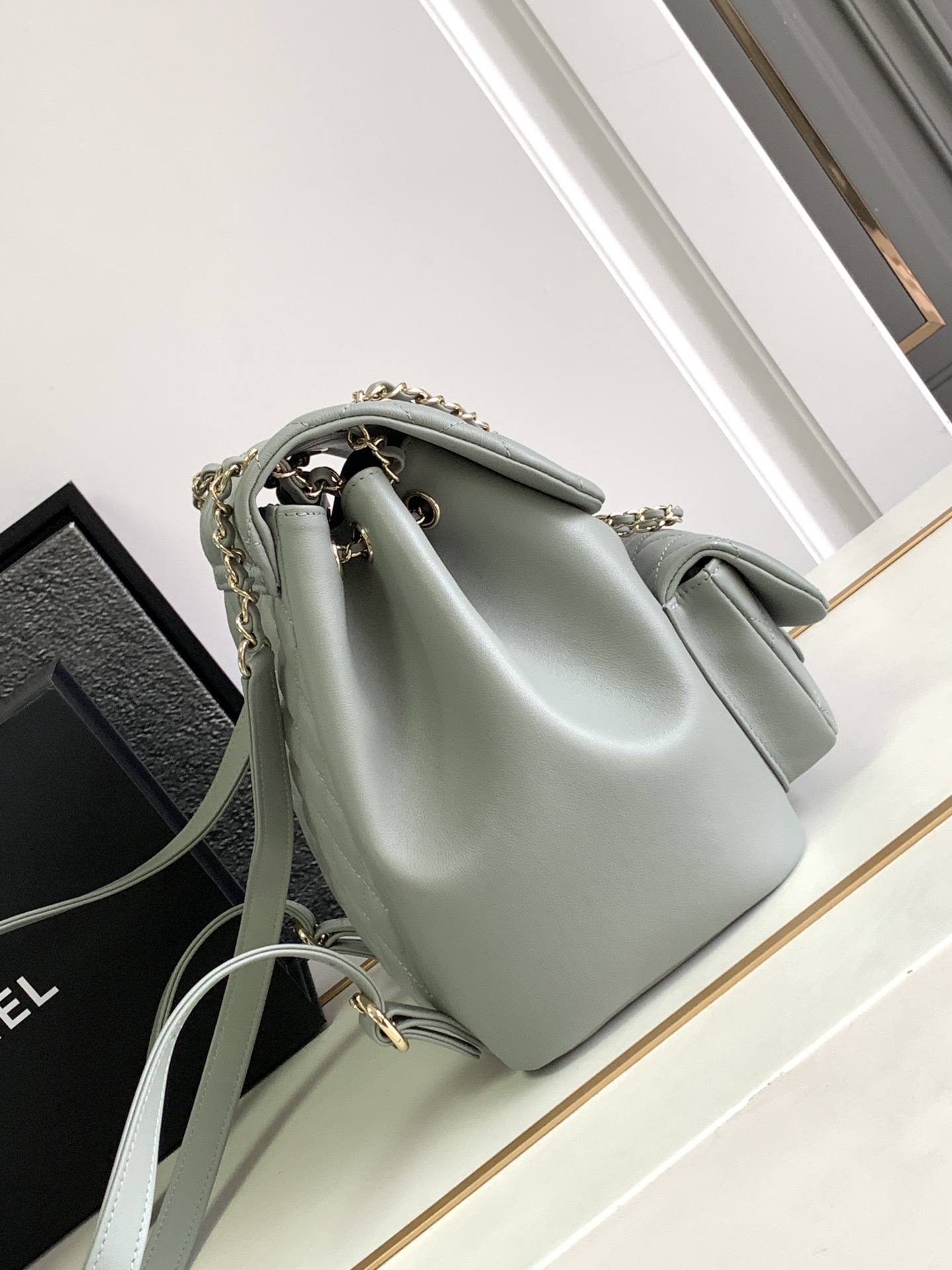 Bagsaaa Ch**el Duma Backpack Grey