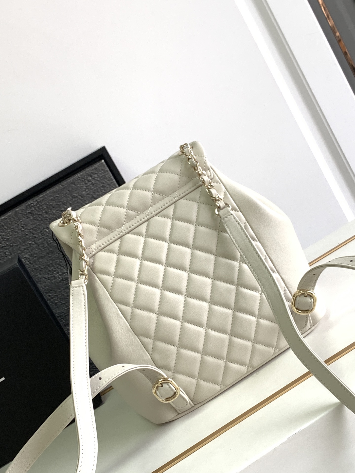 Bagsaaa Ch**el Duma Backpack White