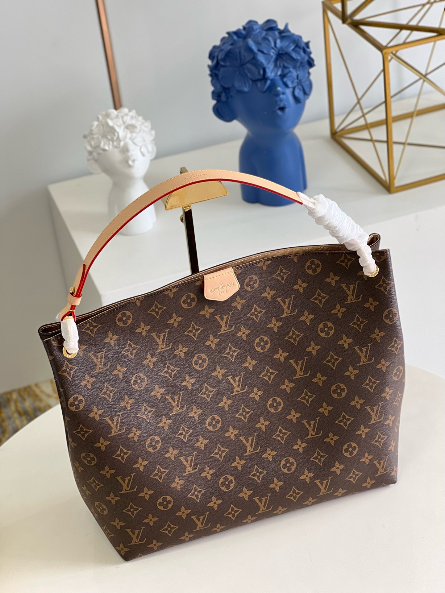 Bagsaaa L0vis Vvtt0n Graceful MM Beige
