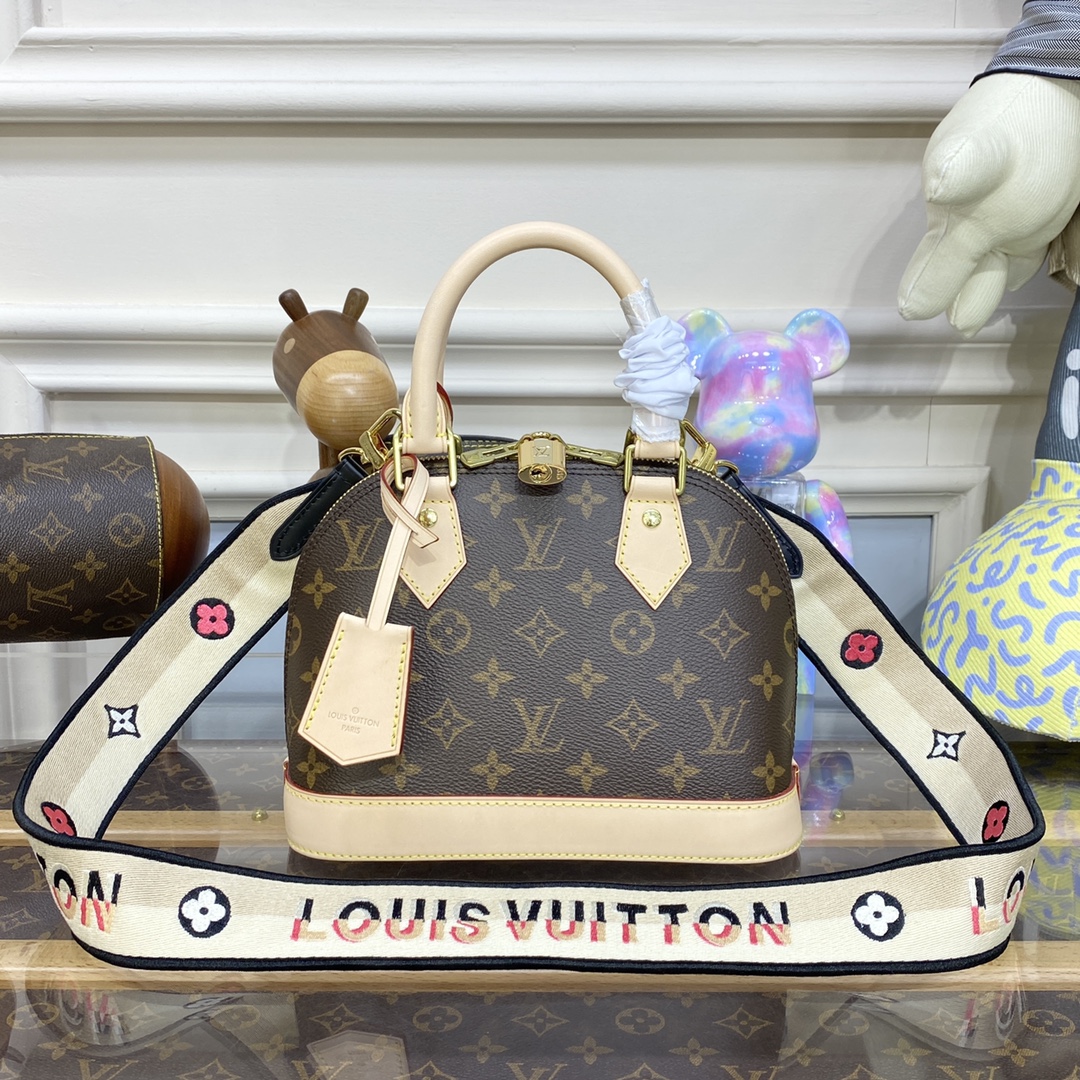 Bagsaaa L0vis Vvtt0n Alma BB Monogram - 23.5 x 17.5 x 11.5 cm