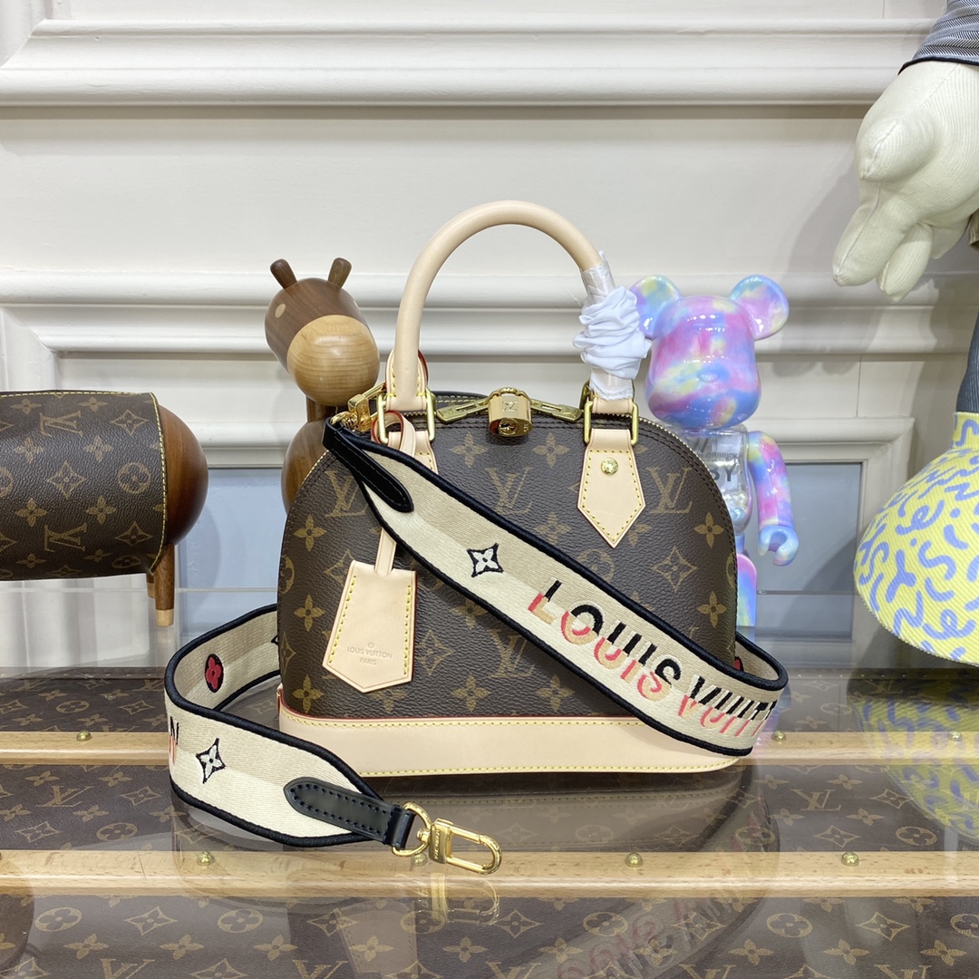 Bagsaaa L0vis Vvtt0n Alma BB Monogram - 23.5 x 17.5 x 11.5 cm
