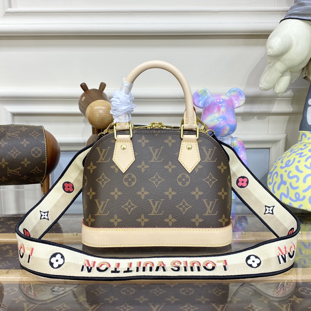 Bagsaaa L0vis Vvtt0n Alma BB Monogram - 23.5 x 17.5 x 11.5 cm